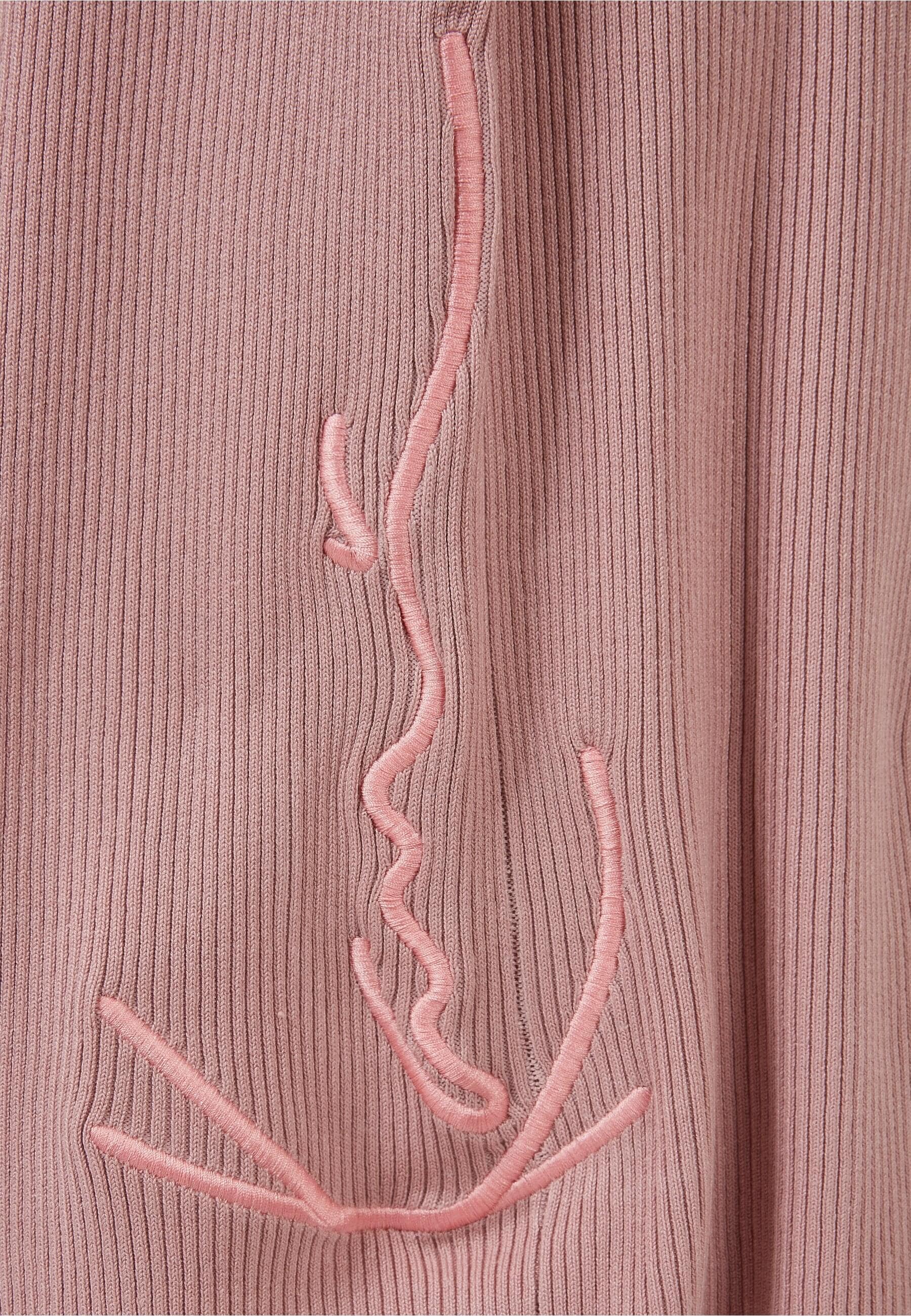 Karl Kani Stoffhose »Karl Kani Damen KW221-022-1 Signature Wide Leg Rib Pants«, (1 tlg.)