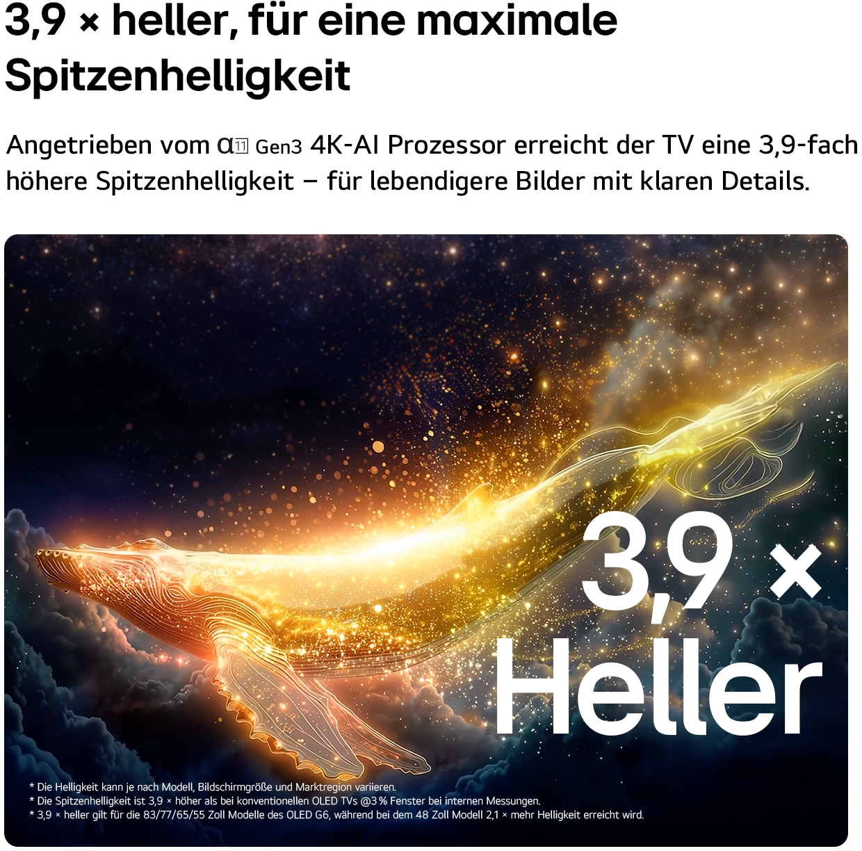 LG OLED-Fernseher »OLED77G67LW« 195 cm/77 ″ Smart-TV