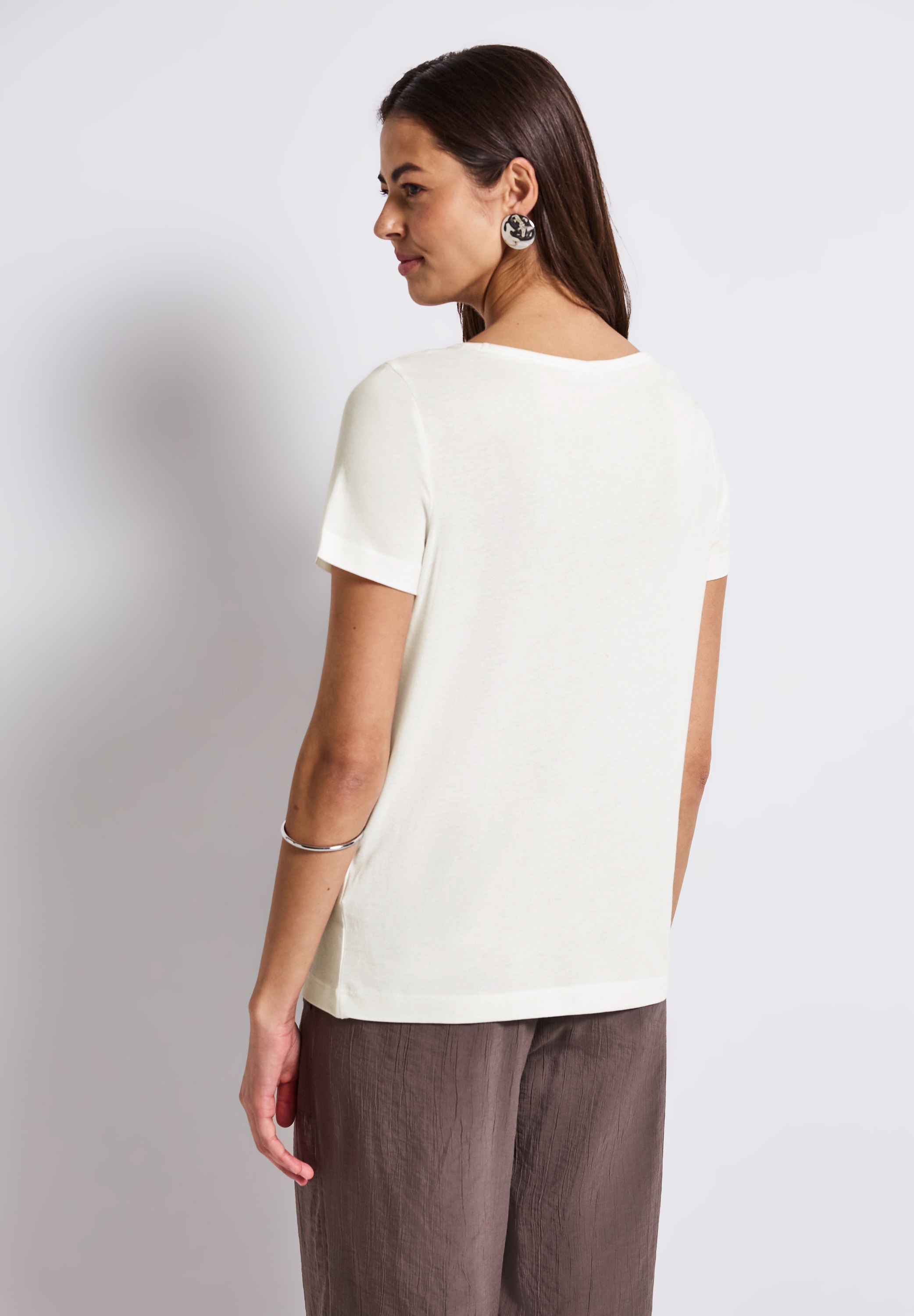 STREET ONE T-Shirt, im soften Baumwoll-Mix