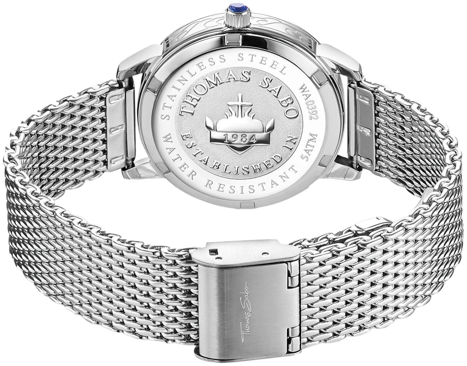 THOMAS SABO Quarzuhr »OCEAN VIBES«, Armbanduhr, Damenuhr, Mineralglas mit Saphirbeschichtung
