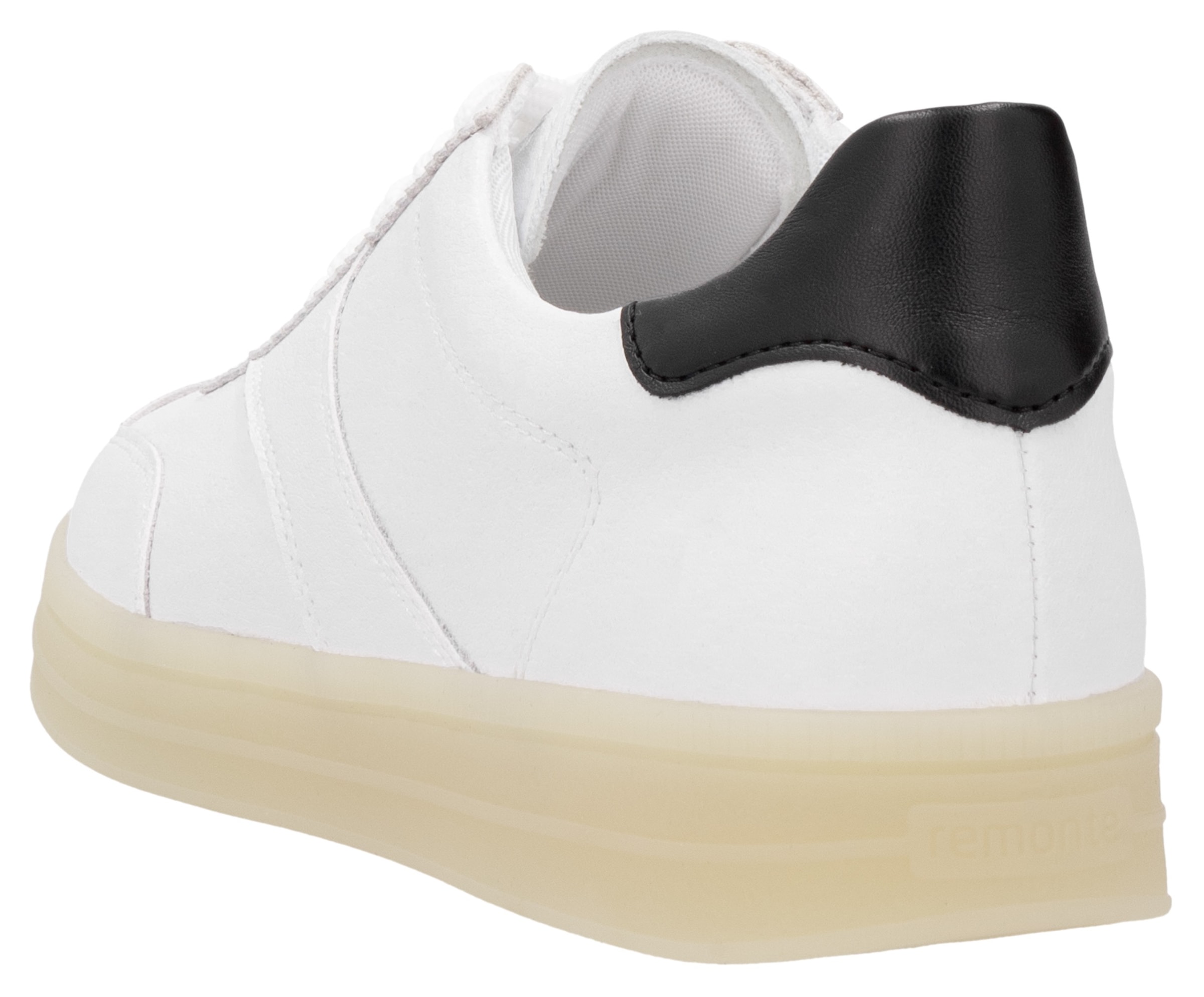 Remonte Sneaker, Freizeitschuh, Halbschuh, Schnürschuh mit gepolstertem Schaftrand
