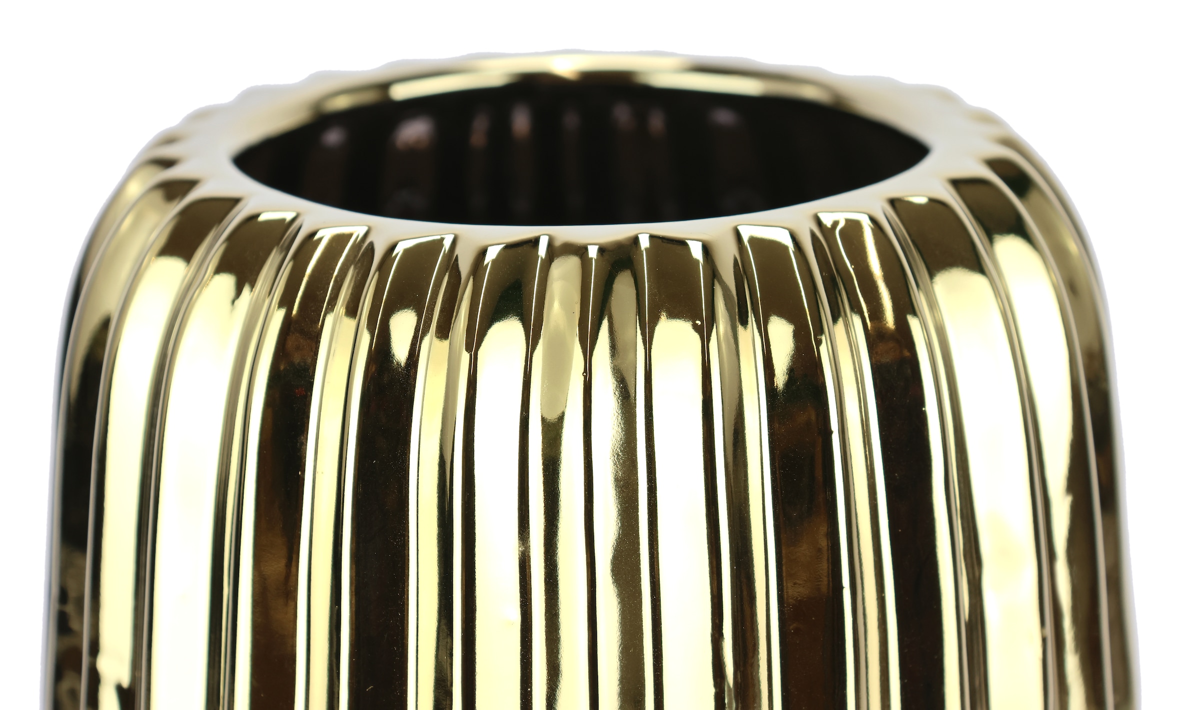 I.GE.A. Dekovase »Vase aus Keramik«, (1 St.), Dekovase Blumenvase Modern für Tischdeko Tischvase Deko Trockenblume