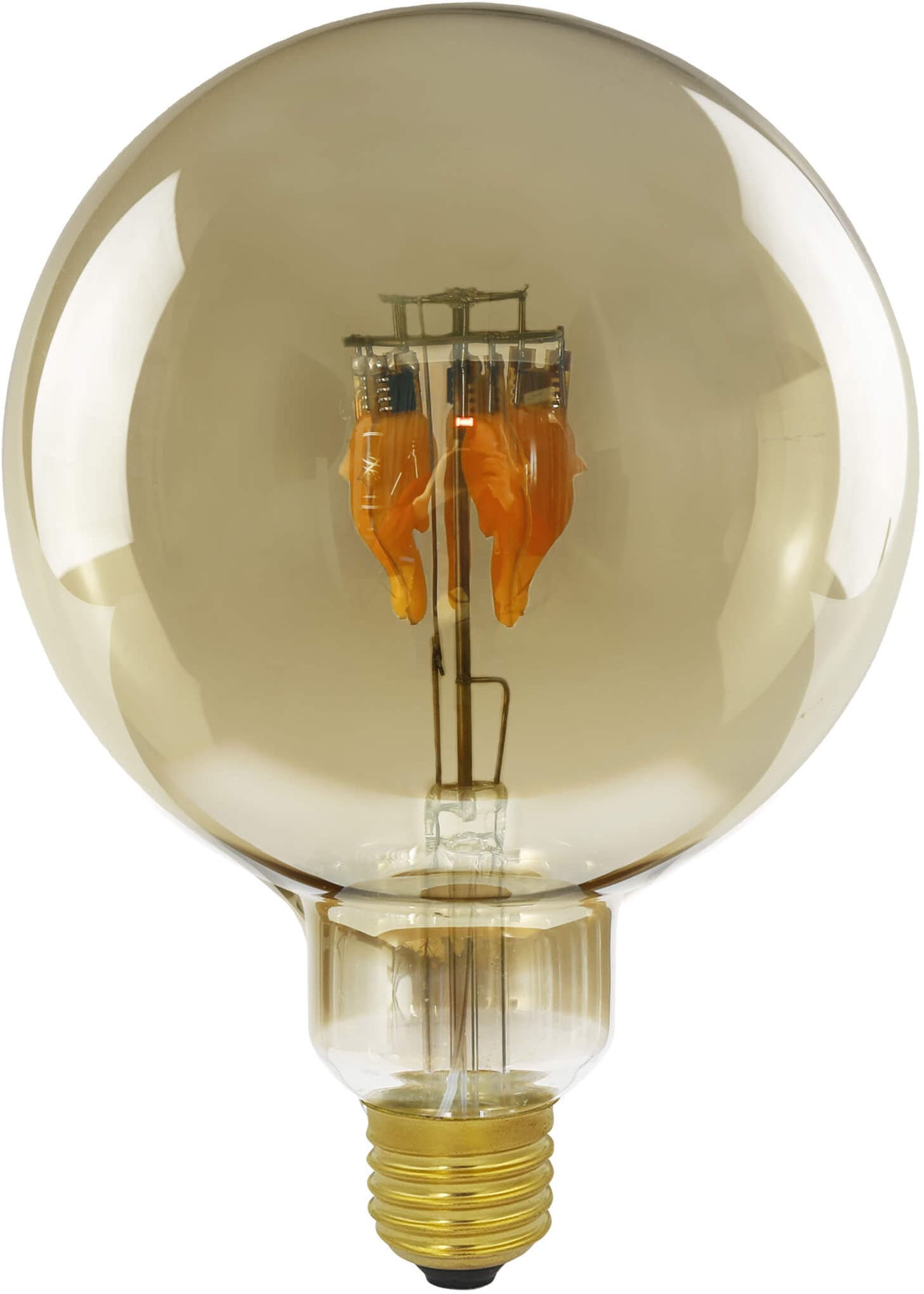 SEGULA LED-Filament "LED Globe 125 down smokey grau, E27", L:18cm Ø:12,5cmsmokey, Leuchtmittel