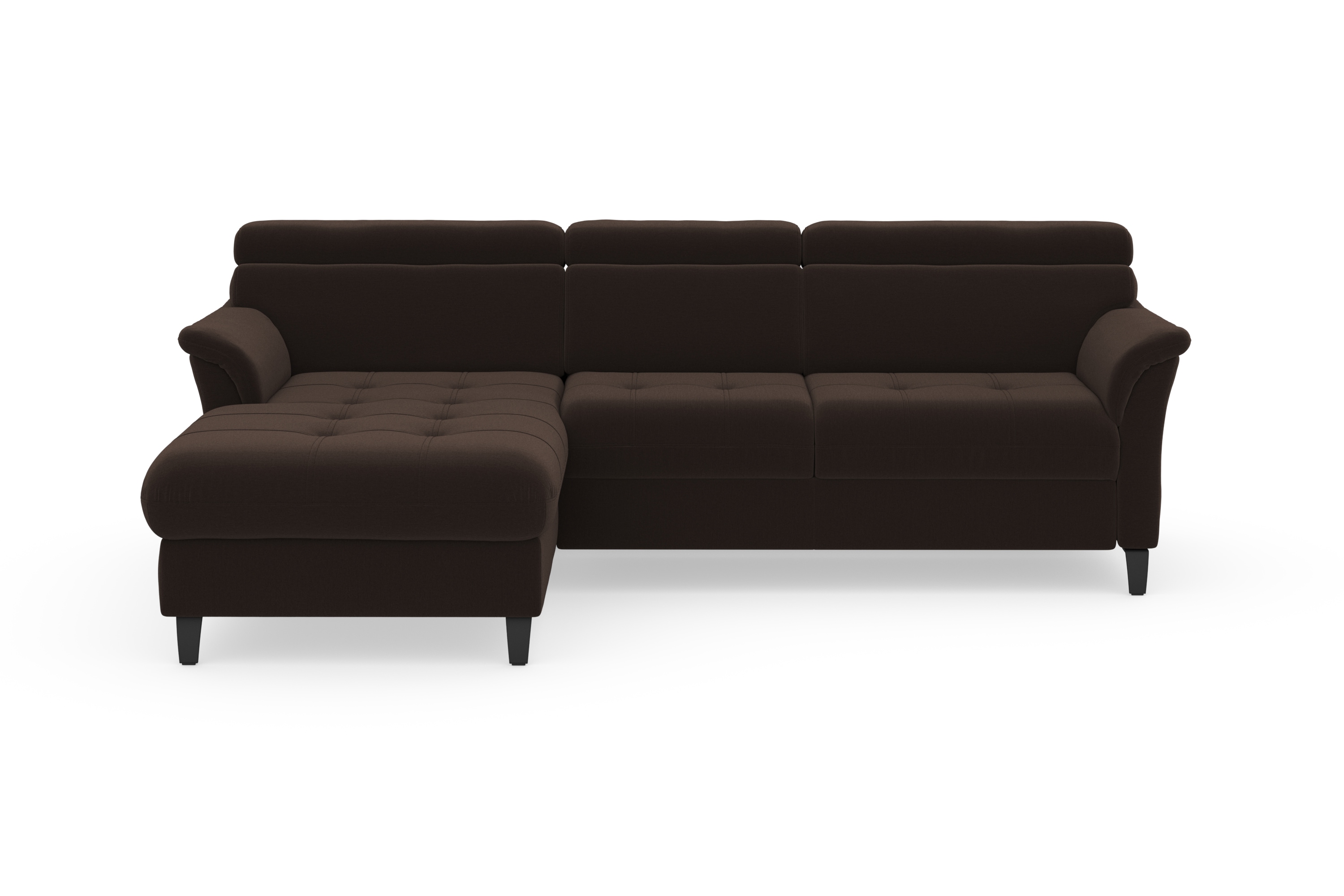 sit&more Ecksofa "Marano L-Form" inklusive Kopfteilverstellung, optional Schlaffunktion & Bettkasten