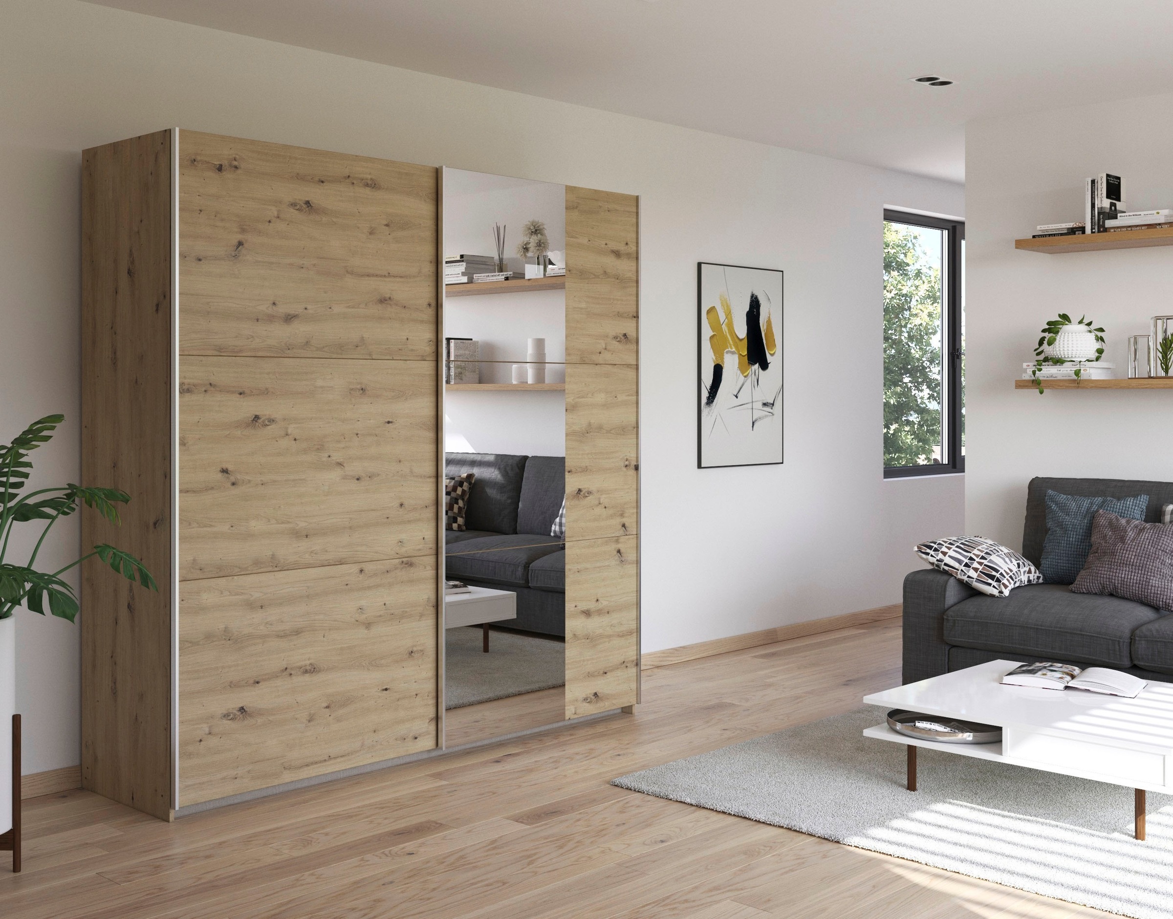 rauch Schwebetürenschrank "Kleiderschrank Schrank Breiten 131/175/218/261 c günstig online kaufen