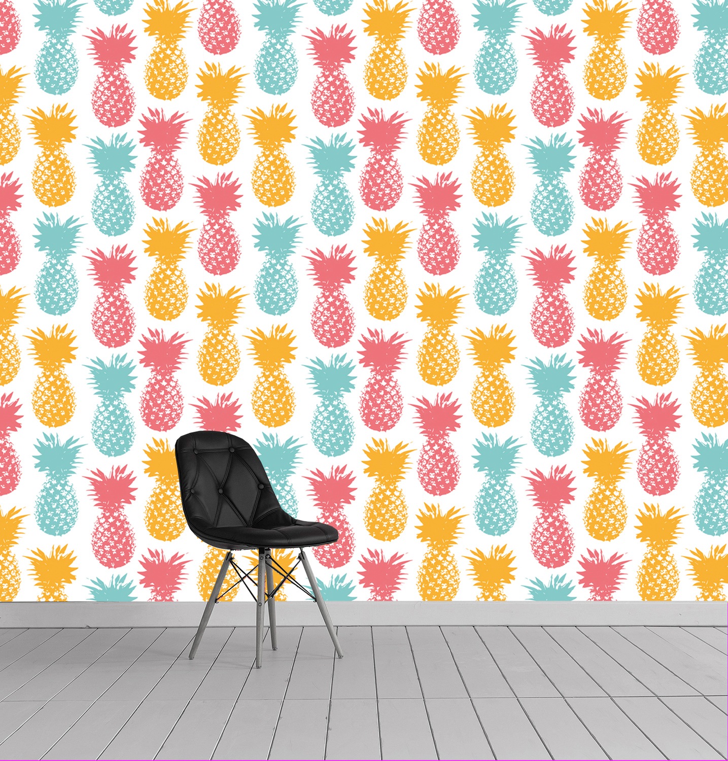 queence Vinyltapete »Ava«, bedruckt-tropisch, 90x250cm, selbstklebend, kinderleichte Anbringung, Sticker