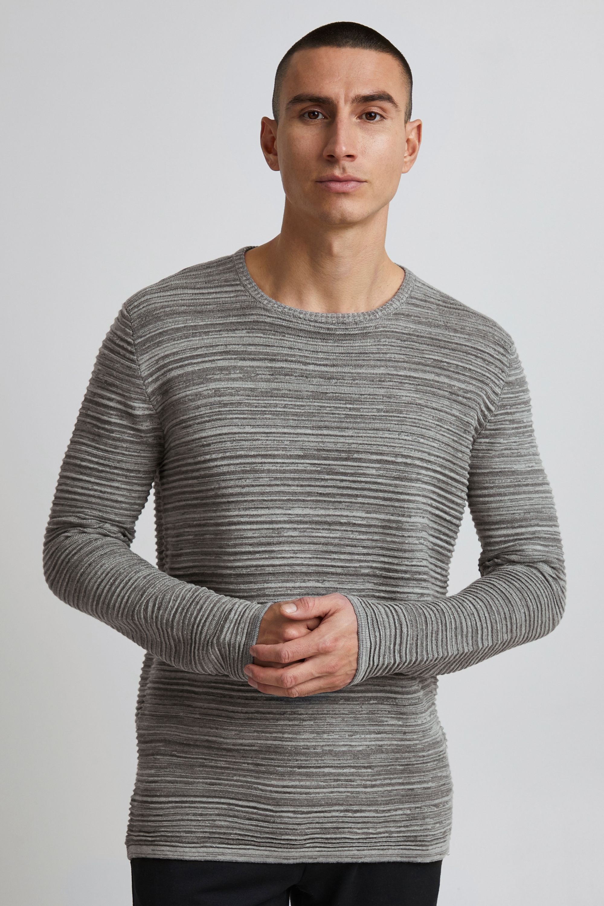 Solid Strickpullover "Strickrundhalspullov SDStruan" günstig online kaufen