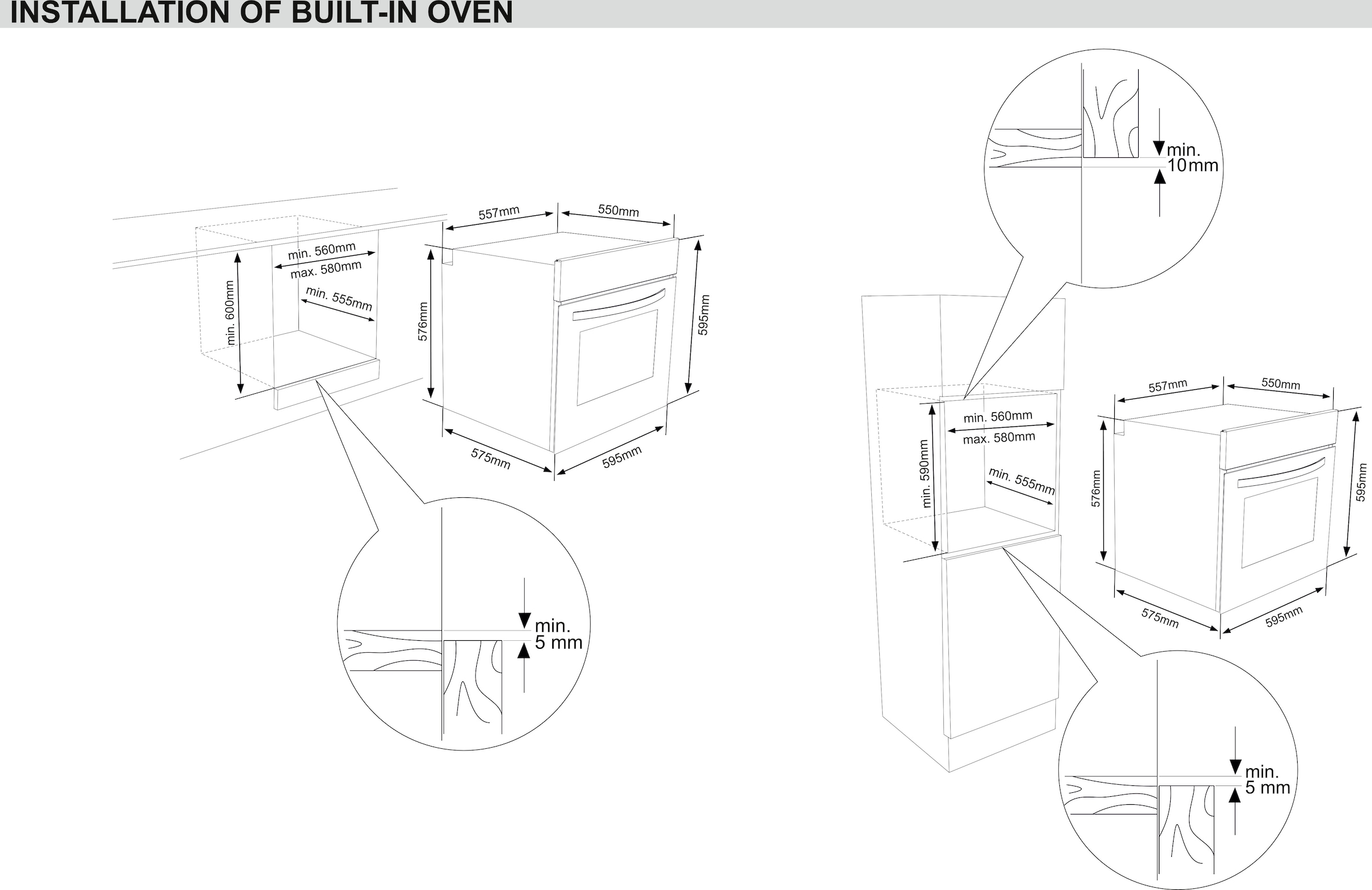Sharp Einbaubackofen  »K-60D19BM1-EU«
