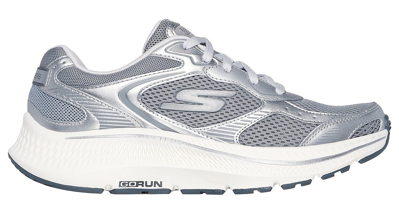 Skechers Sneaker »GO RUN CONSISTENT 2.0«, Retro Sneaker, Schnürschuh mit Metallic-Besätzen, Weite G (=weit)