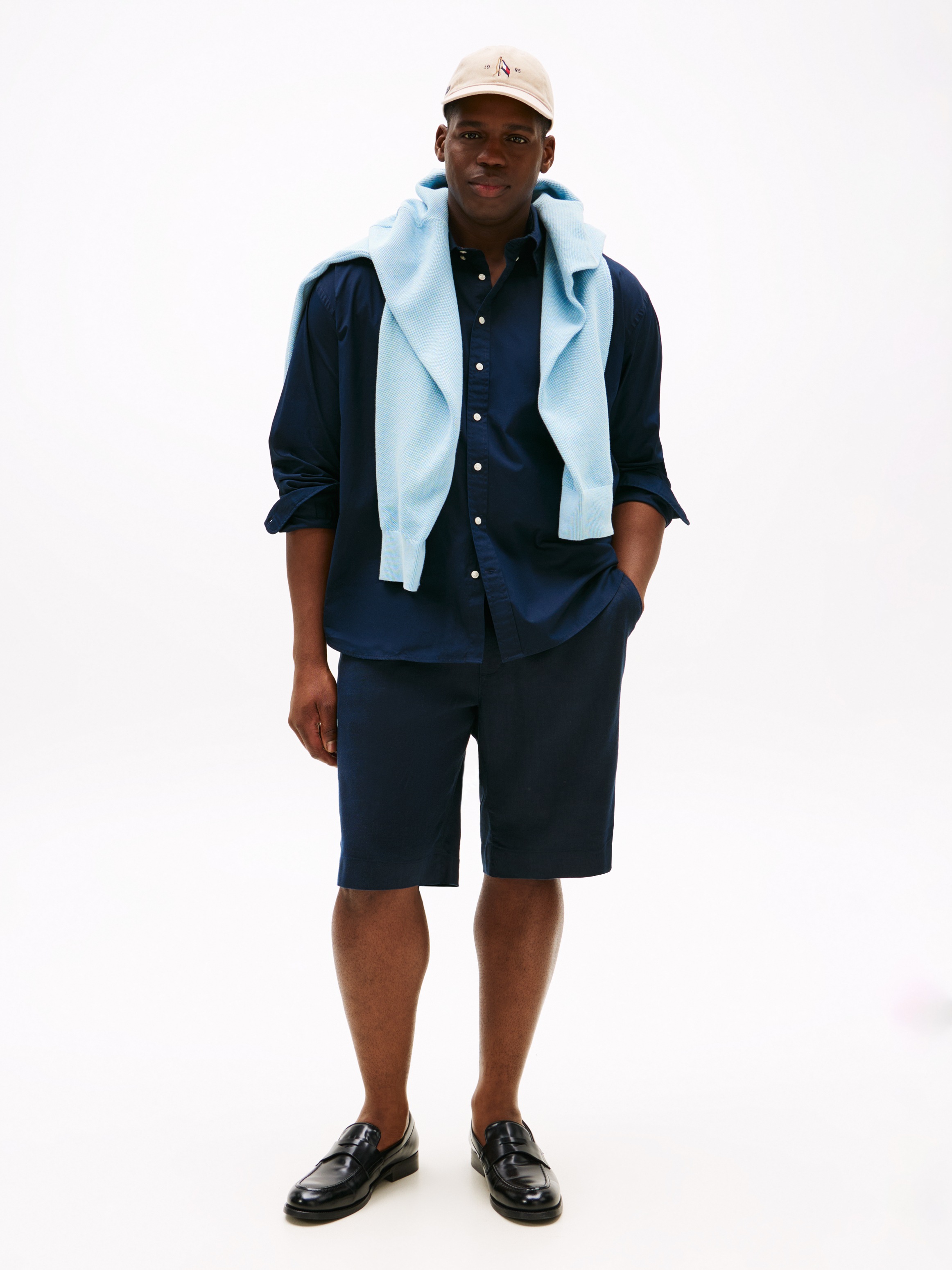 Tommy Hilfiger Big & Tall Shorts »BT-BROOKLYN PO LINEN SHORT-B«, Große Größen