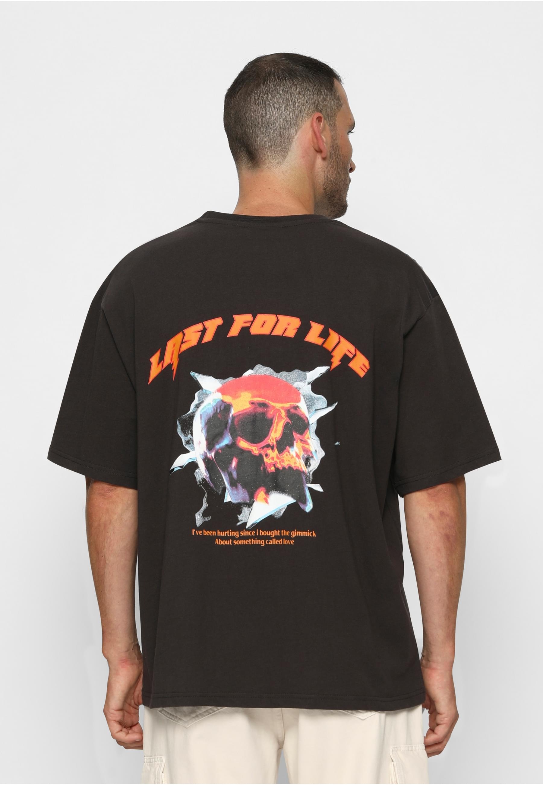 2Y Studios T-Shirt »2Y Studios Herren Last For Life Oversize Tee«, (1 tlg.)