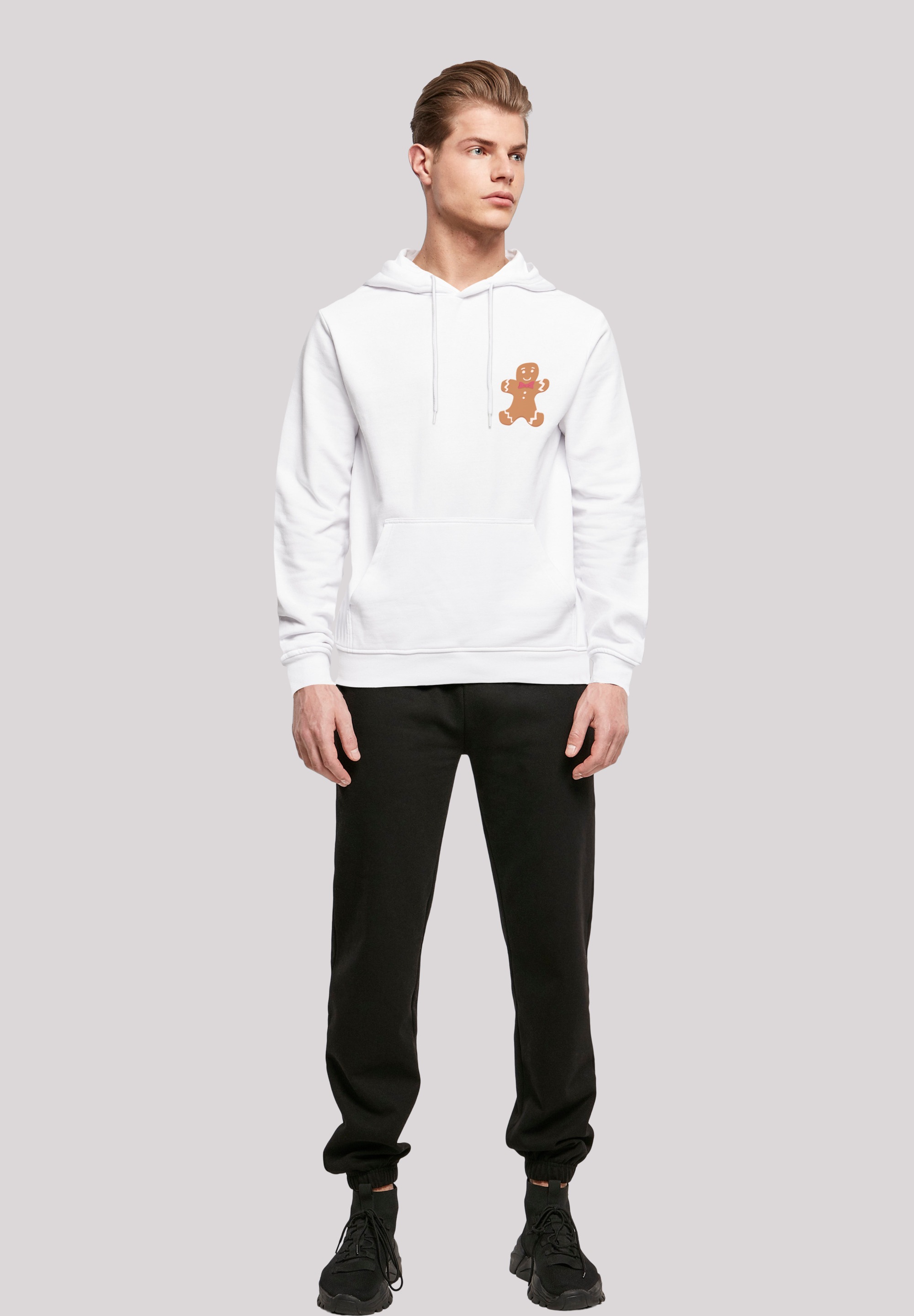 F4NT4STIC Kapuzenpullover »Gingerbread Lebkuchen« Print