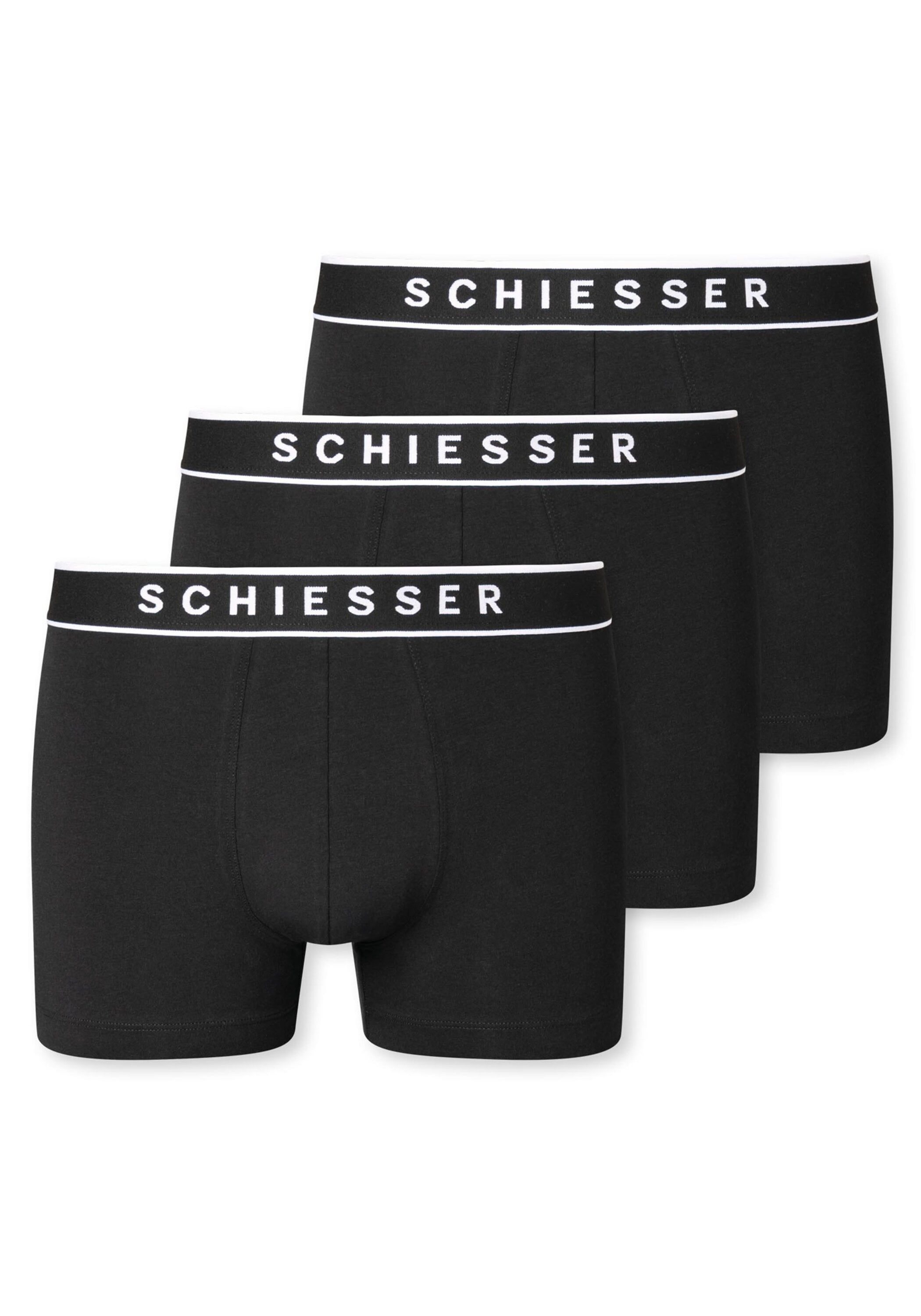 Schiesser Boxershorts "Boxershort 3PACK Shorts 3er Pack"