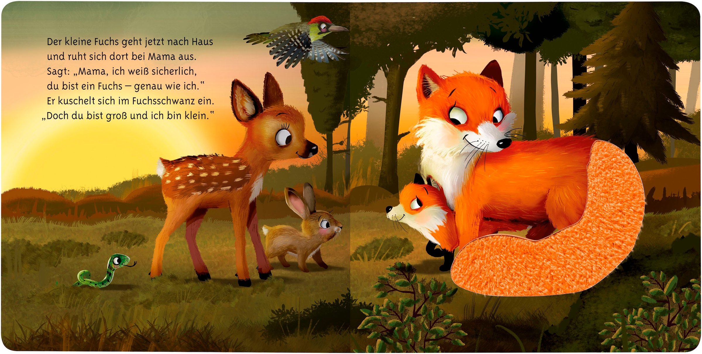 Ravensburger Buch »Pappbilderbuch, Mein erstes Vorlese-Fühlbuch: Bist du ein Fuchs?«