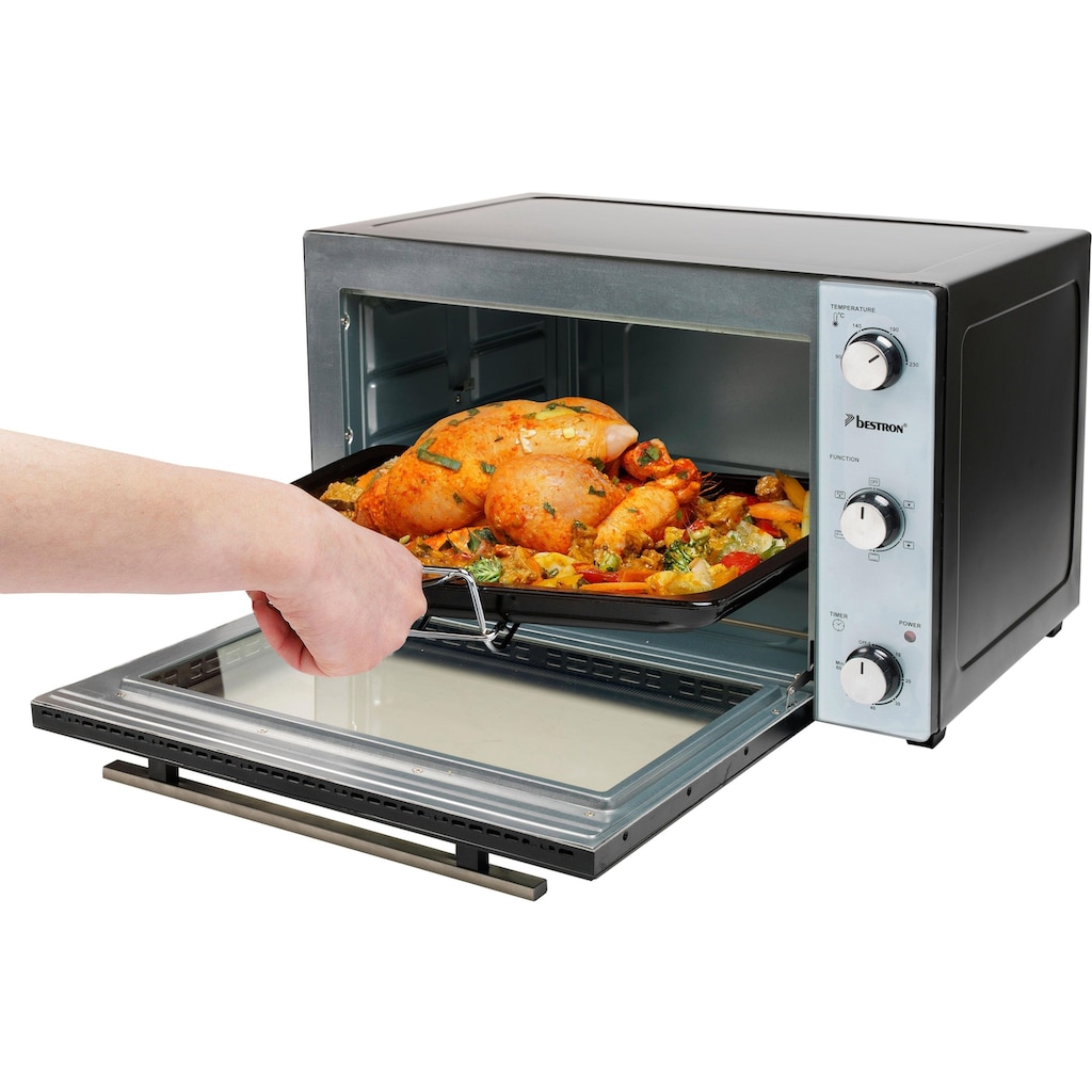 bestron Minibackofen »AOV45, 2-in-1 Gerät«