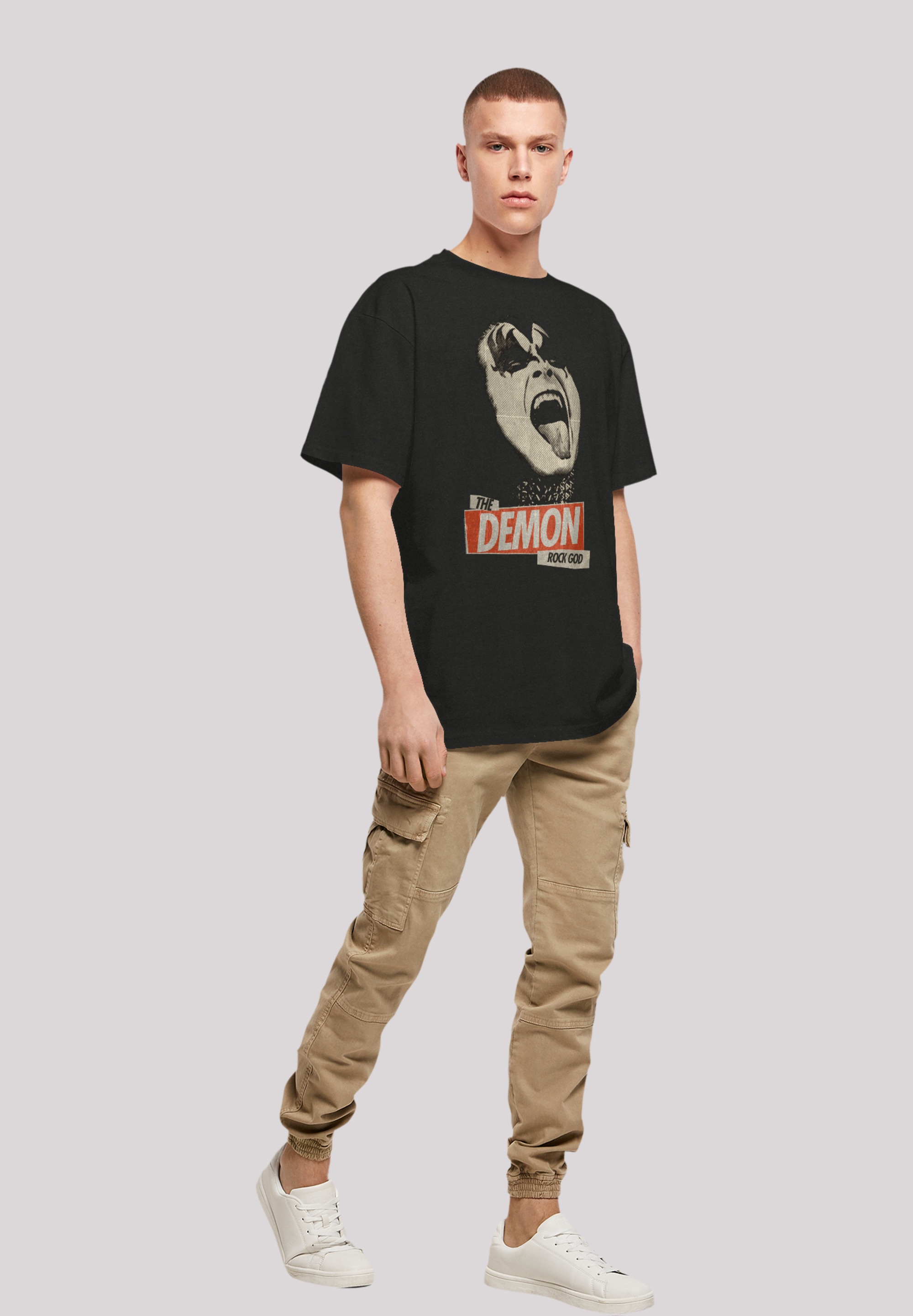 F4NT4STIC T-Shirt »Kiss Hard Rock Band Demon«, Premium Qualität