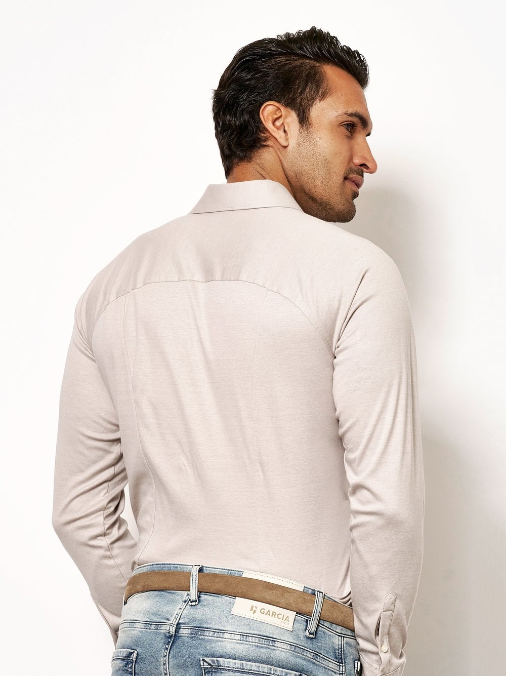 DESOTO Langarmhemd "Jerseyhemd Casual Kent" günstig online kaufen