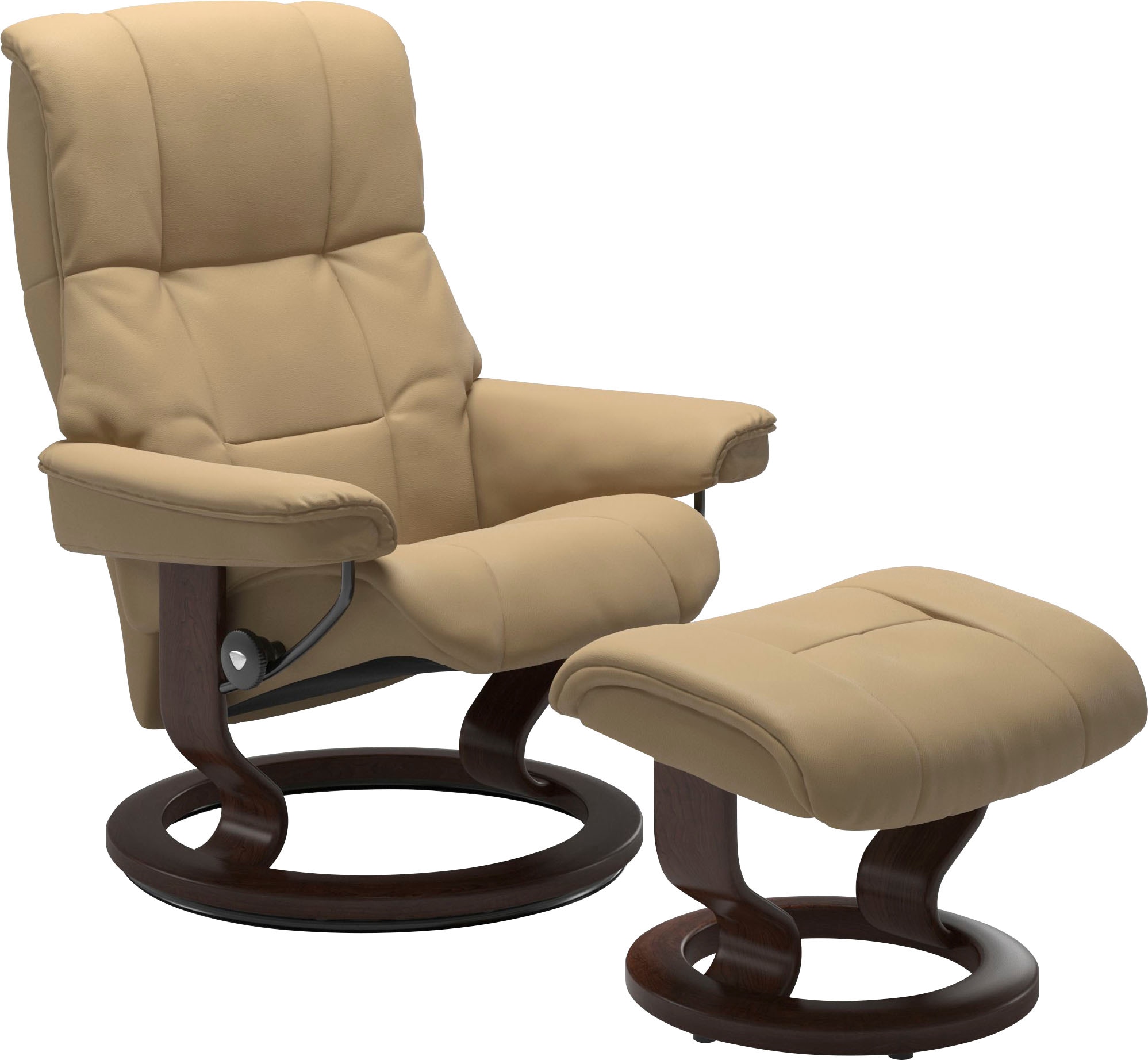 Stressless Relaxsessel "Mayfair" Relaxsessel mit Hocker, mit Classic Base, Gestell Braun