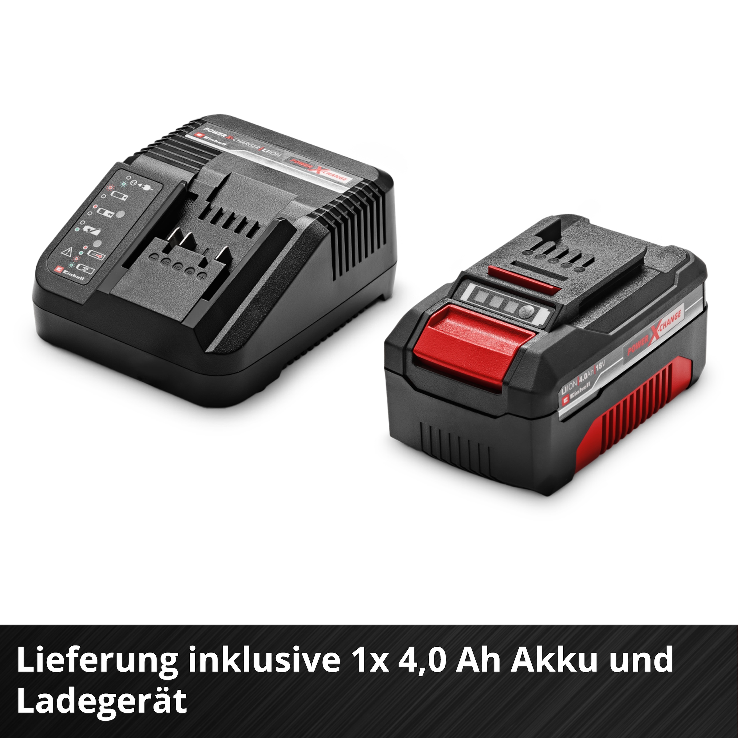 Einhell Akkurasenmäher »GE-CM 18/33 Li SET« mit Akku 18V/4,0 Ah und Ladegerät