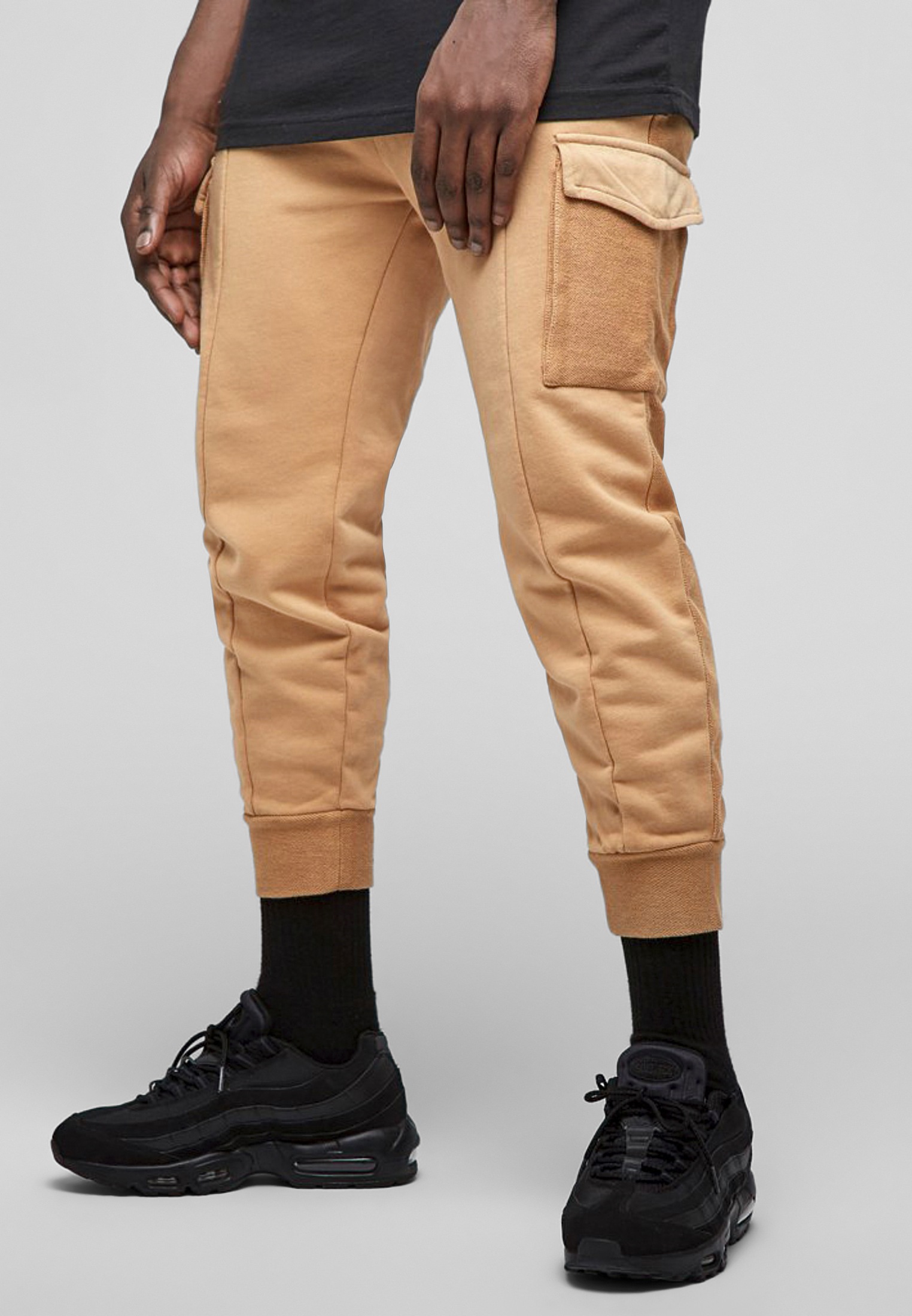 CAYLER & SONS Stoffhose »Cayler & Sons Herren CSBL Two Face Cropped Cargo Sweatpants«, (1 tlg.)