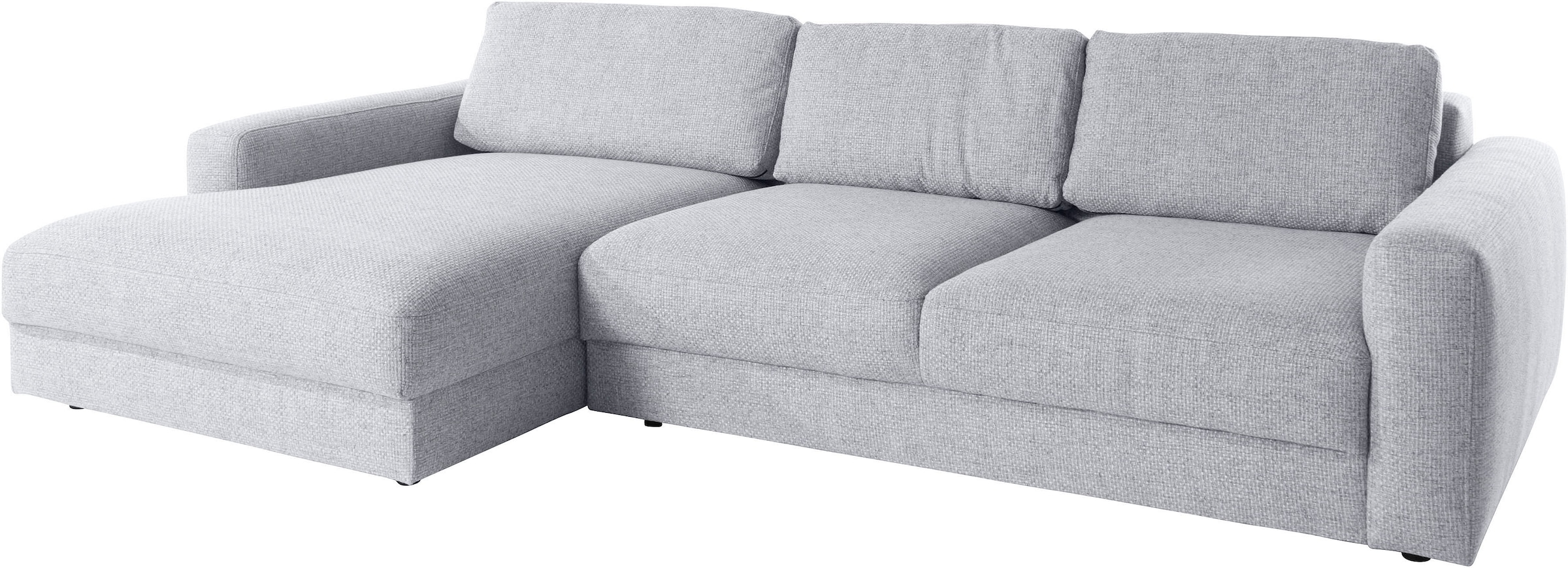 Places of Style Ecksofa »Bloomfield, L-Form«, extra tiefe Sitzfläche, wahlweise mit Sitztiefenverstellung