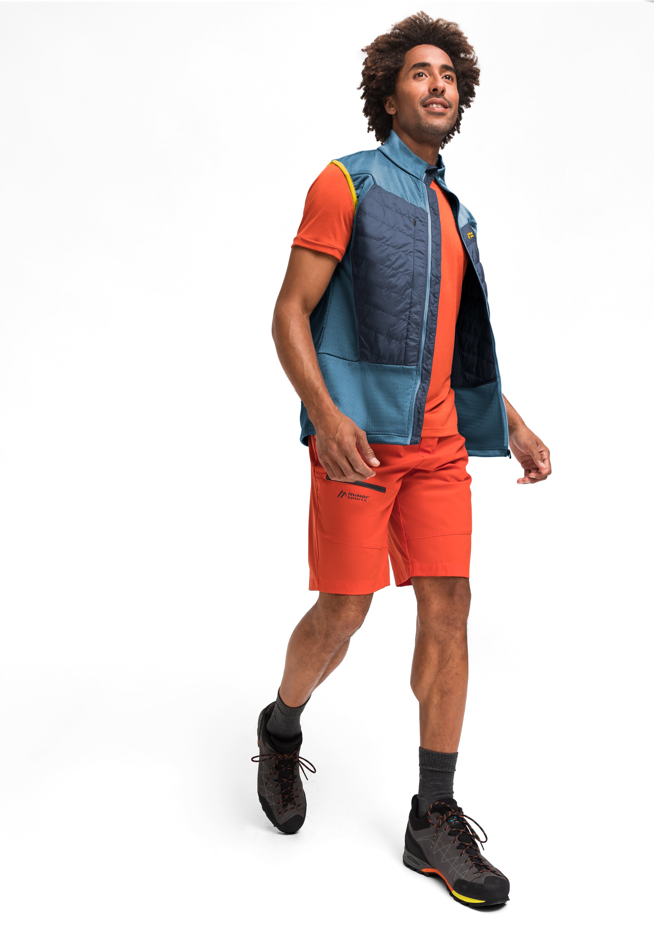 Maier Sports Funktionsjacke »Trift Vest M«, Komfortable Outdoorweste aus schnelltrocknendem Material