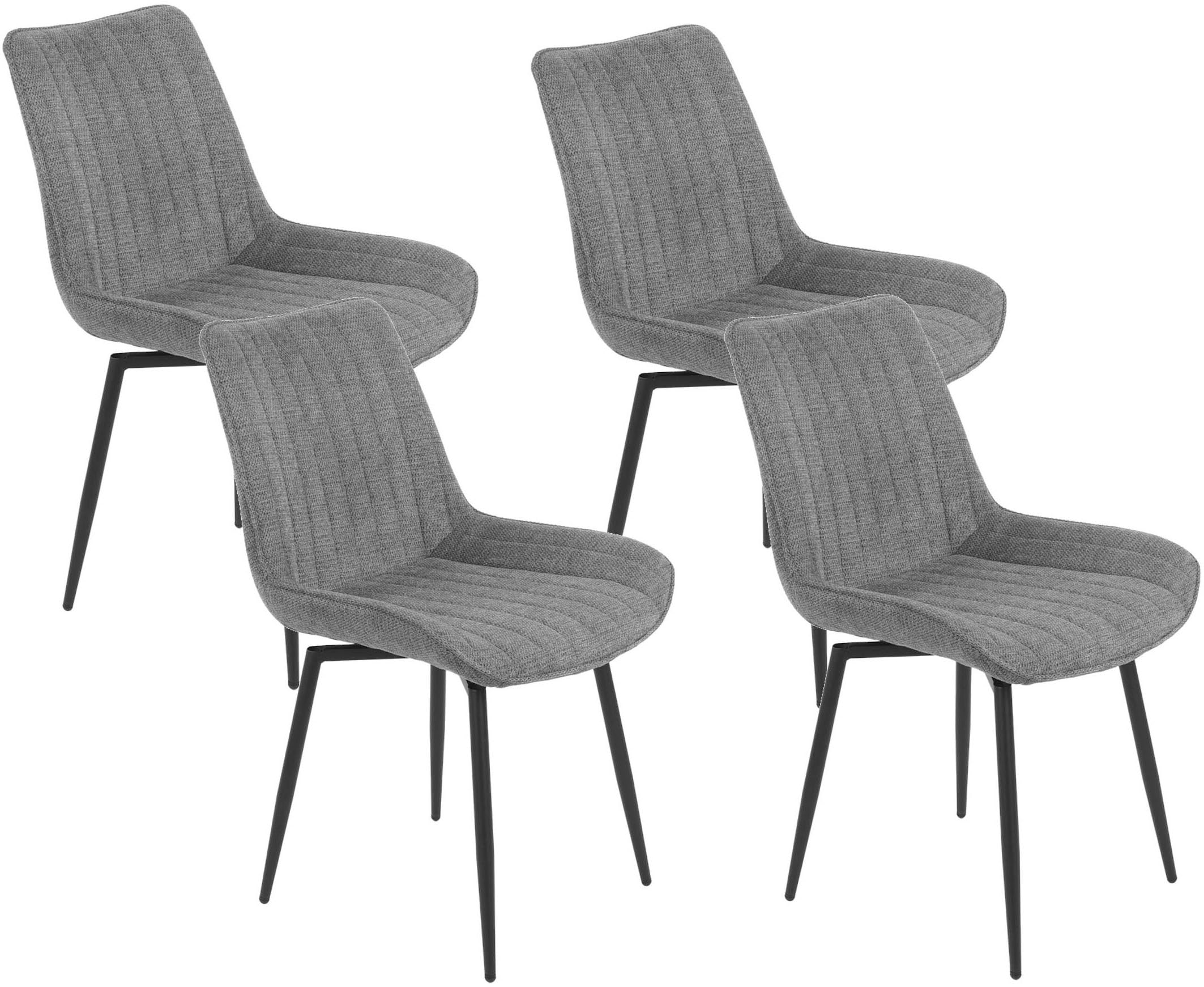 HELA 4-Fußstuhl "NEWPORT" (Set) 4 Stk.4-Fuß,XL-Sitzbreite,360drehbar,Rundro günstig online kaufen