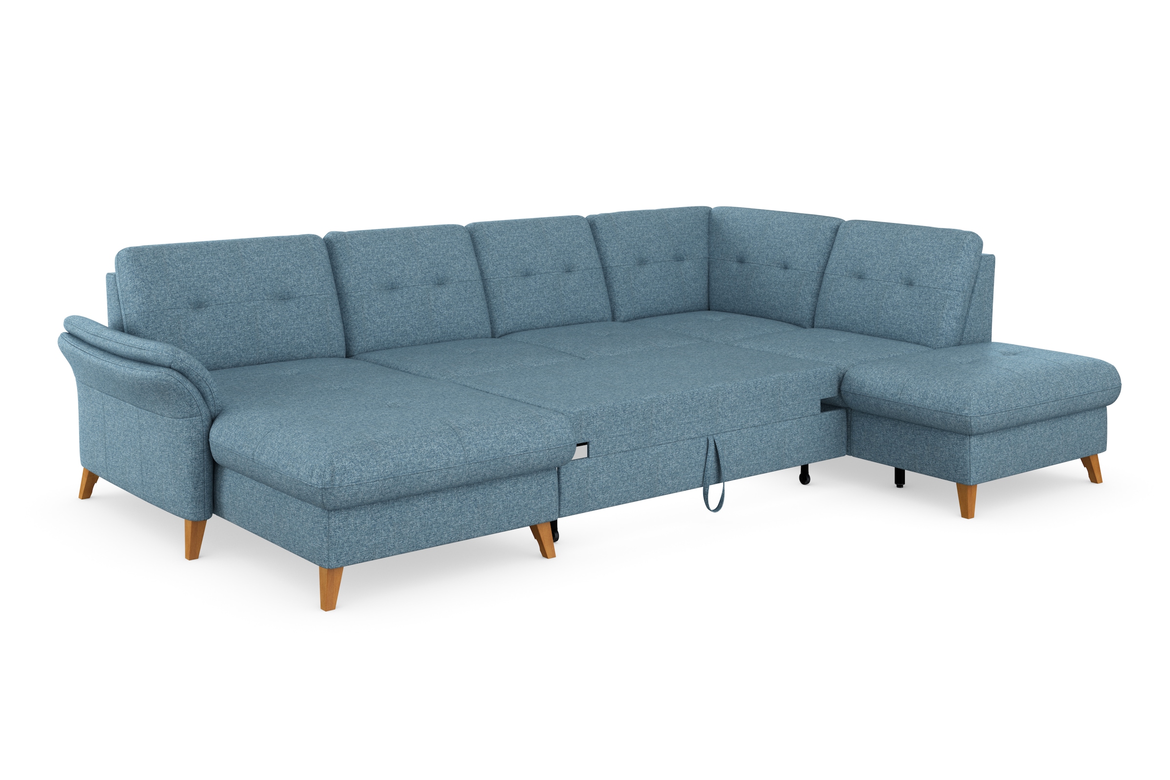 sit&more Wohnlandschaft »Göteborg«, inkl. Sitztiefenverstellung, wahlweise mit Bettfunktion & Bettkasten