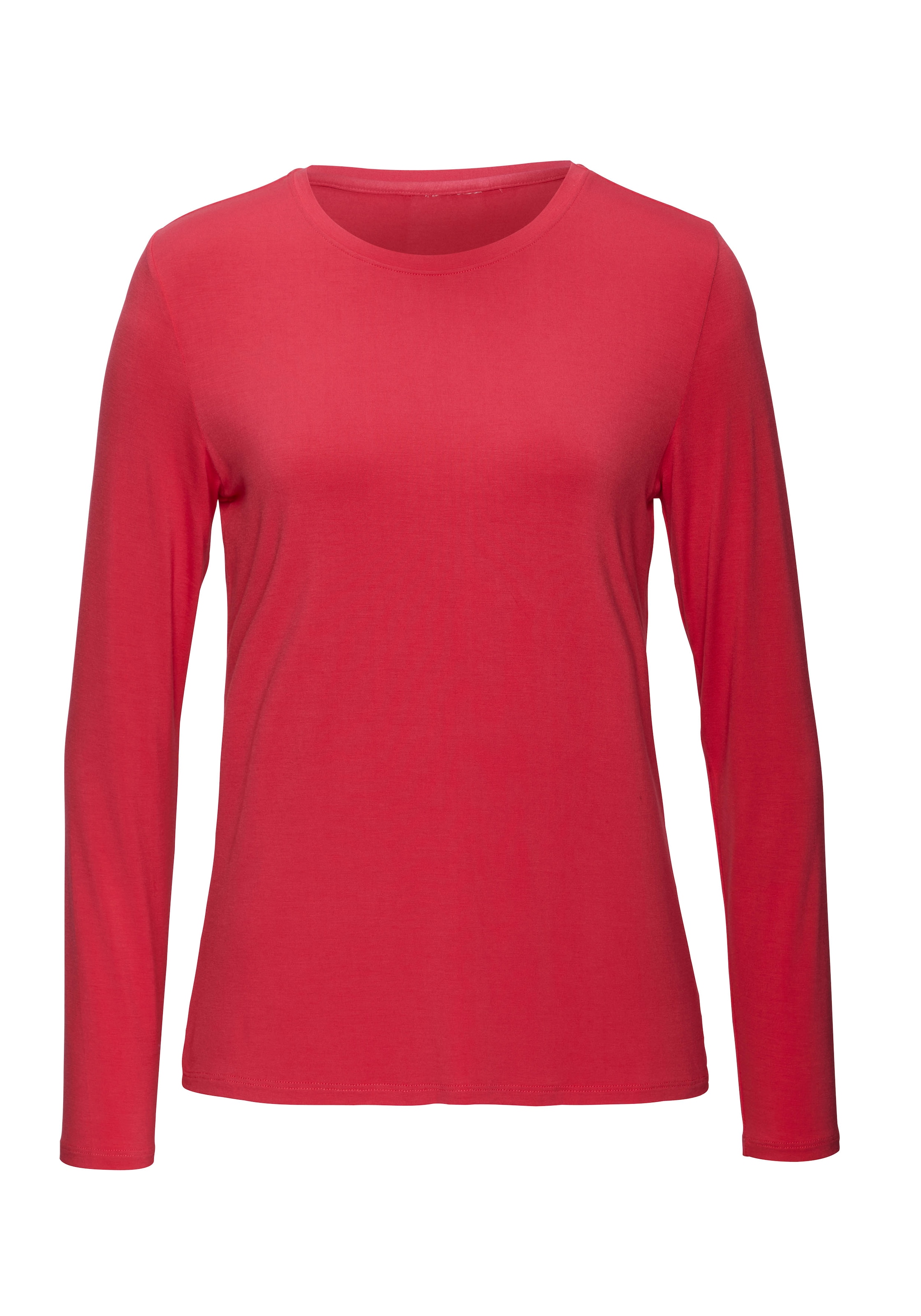 LASCANA Langarmshirt »aus weichem Viskose-Stretch«, (2er-Pack)