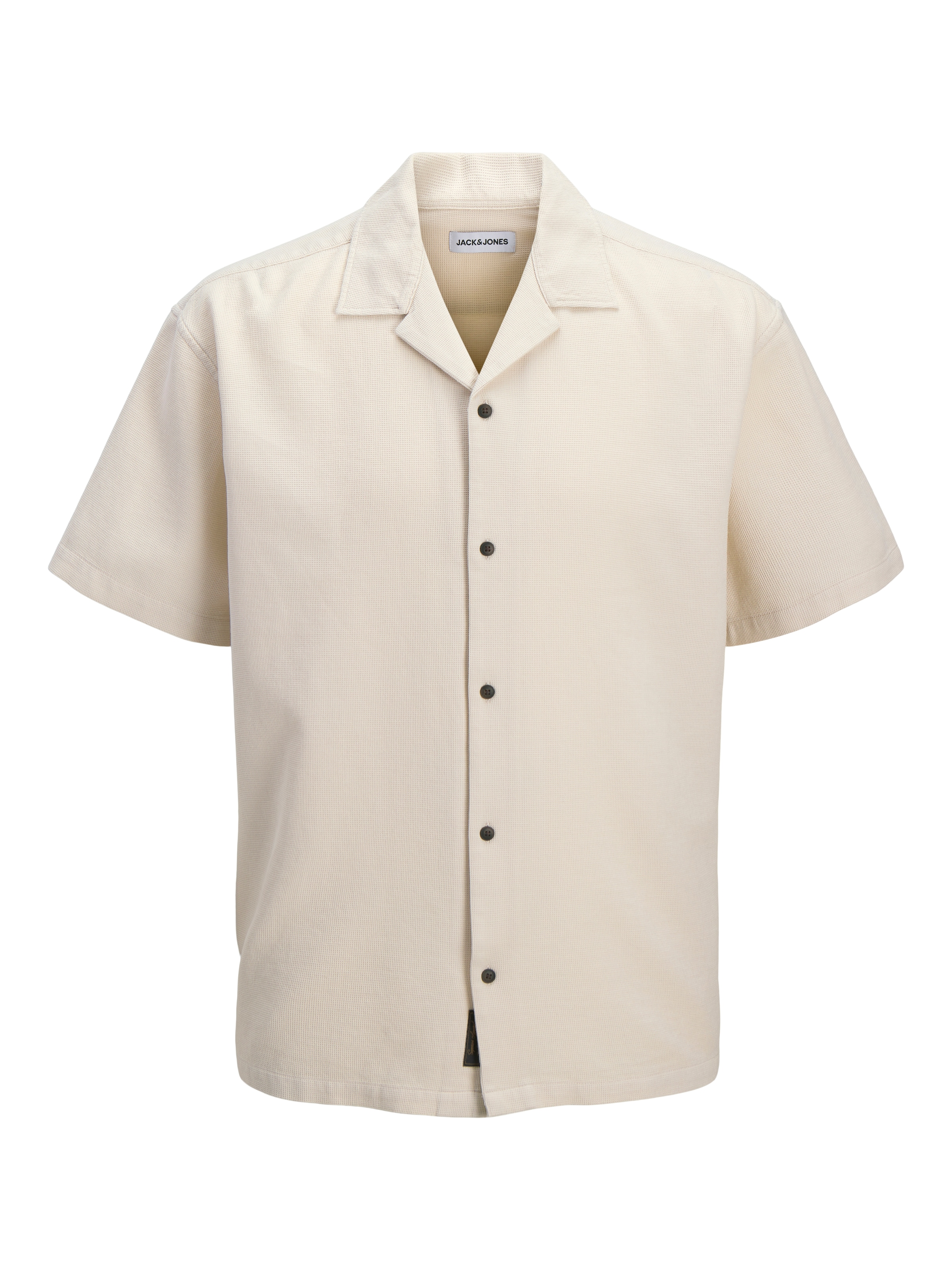 Jack & Jones PlusSize Kurzarmhemd »JJGLOBAL WAFFLE RESORT SHIRT SS PLS« mit Knopfleiste