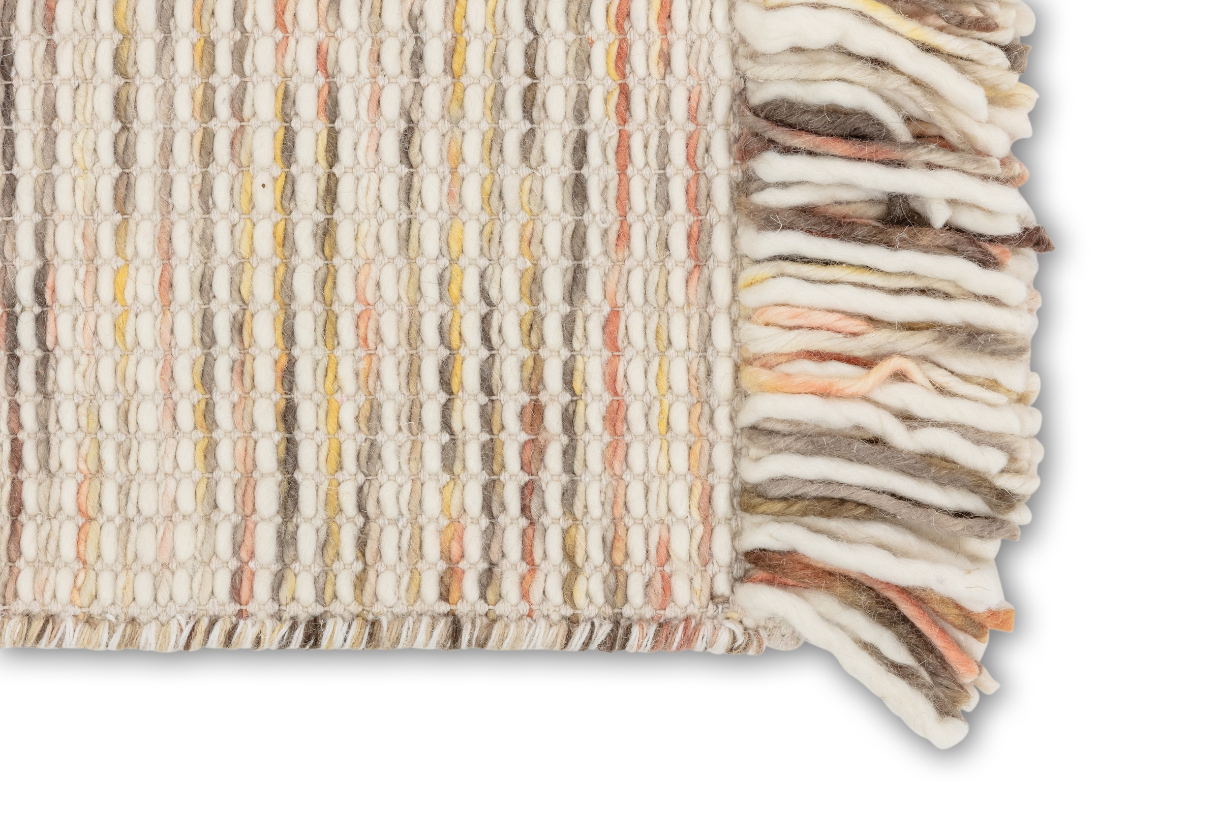 SCHÖNER WOHNEN-Kollektion Teppich »Arina« rechteckig 10 mm Höhe 80% reine Wolle, gewebte Struktur, meliert, mit Fransen, Wohnzimmer
