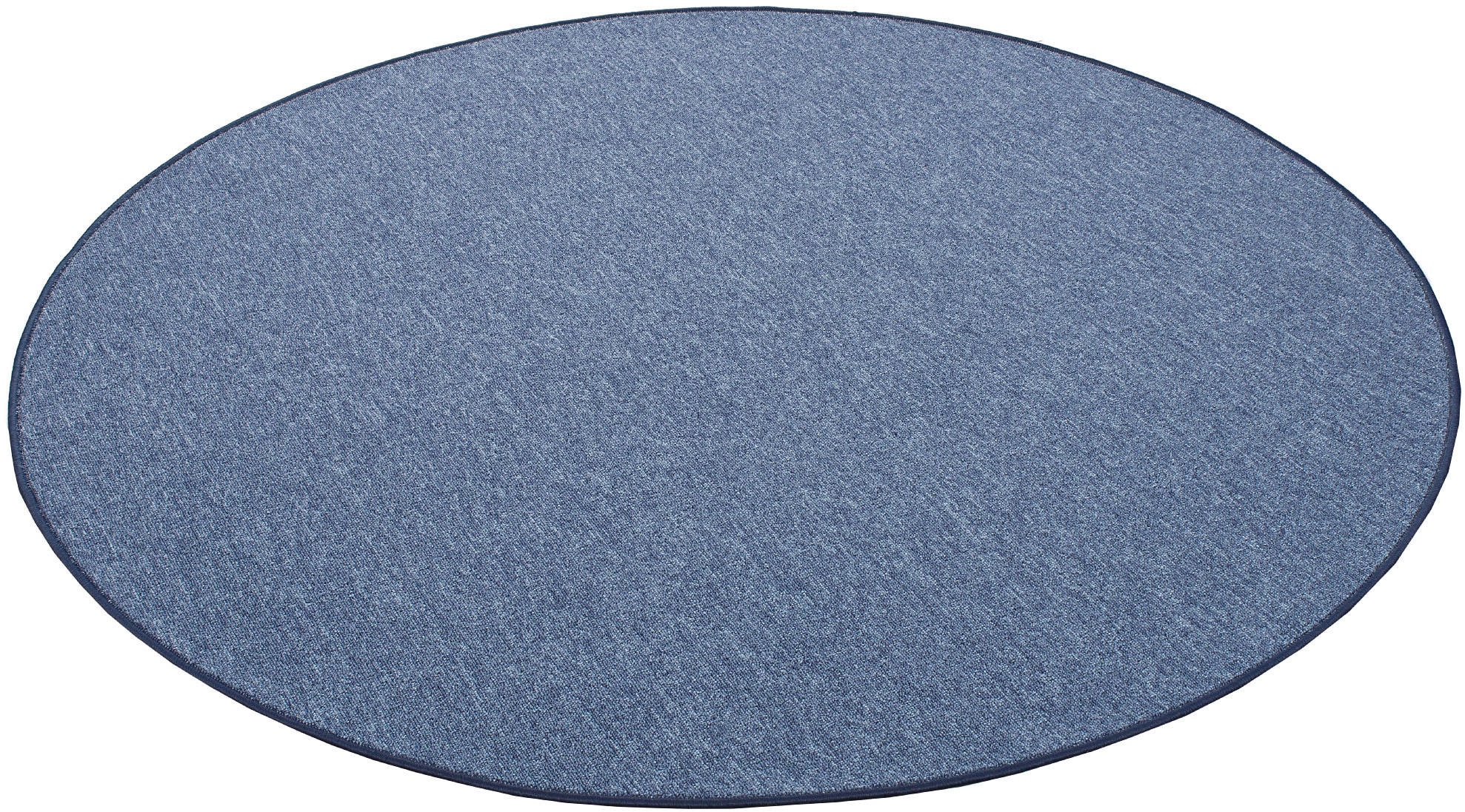 my home Teppich »Fortis, Schlinge, Made in Netherlands«, rund, 5 mm Höhe, Uni Farben, gekettelt, strapazierfähig, Wohnzimmer