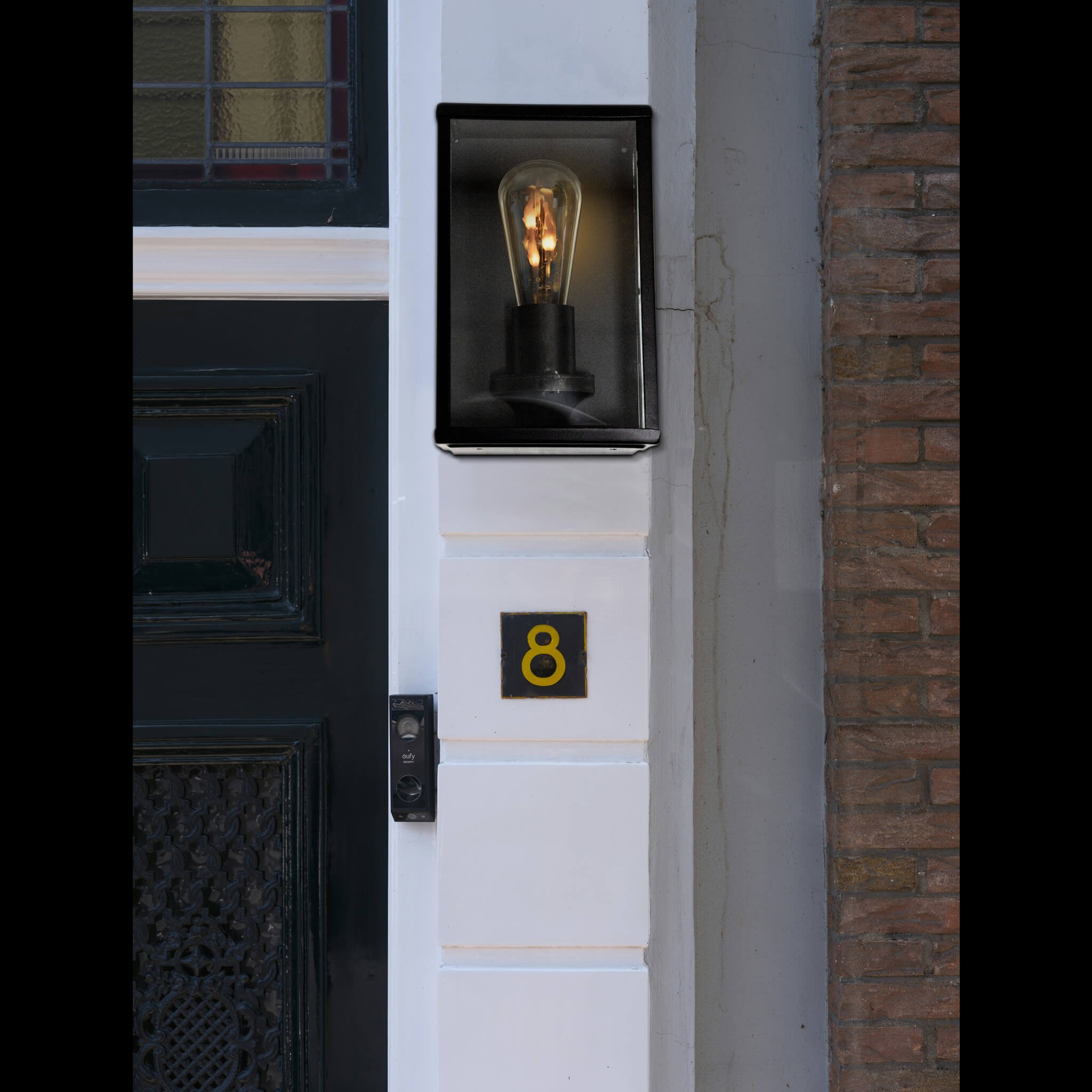 SEGULA Außen-Wandleuchte »Outdoor CLASSIC schwarz« E27 1 Stk. Modernes Design,
Edelstahl/Glas klar, schwarz, ohne Leuchtmittl