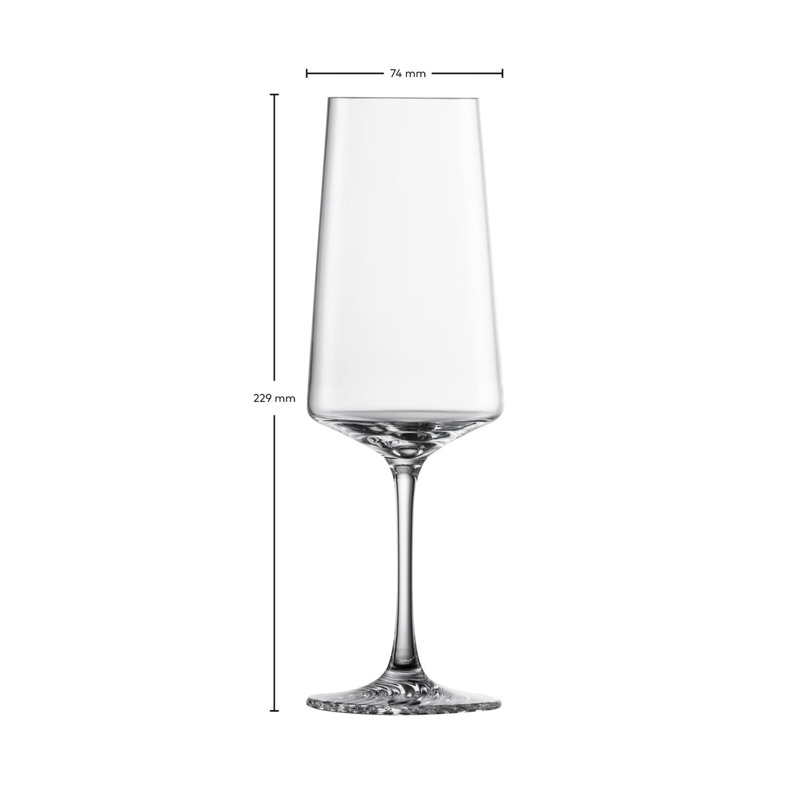 Zwiesel Glas Champagnerglas »Champagnergläser ECHO 395 ml 4er Set transparent«