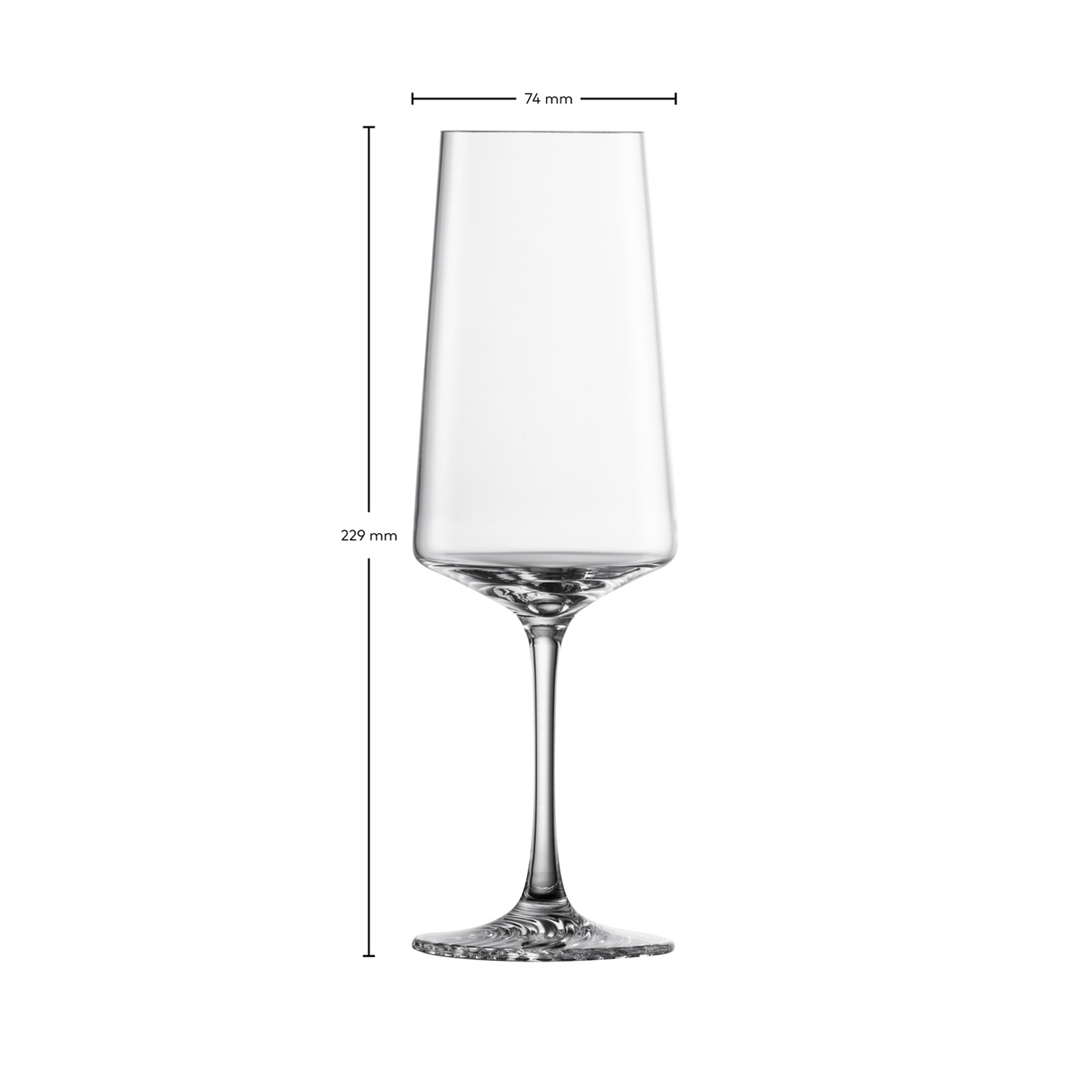 Thumbnail - Zwiesel Glas Champagnerglas "Champagnergläser ECHO 395 ml 4er Set transparent"