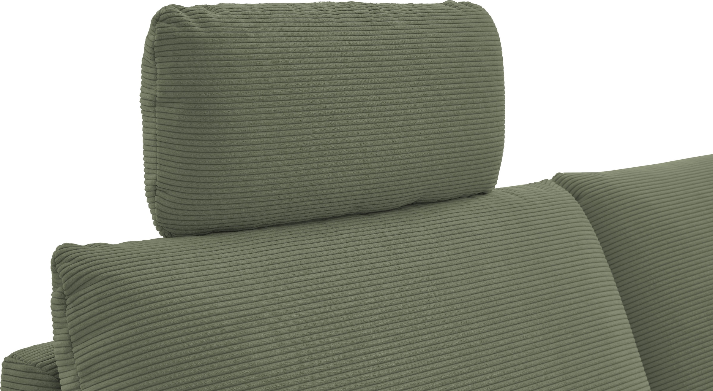 Places of Style Ecksofa »Sarsina: mit Tonnentaschen-Federkern, perfekt zum Entspannen L-Form«, inklusive 1 motorischen Relaxfunktion mit Herz-Waage-Beschlag
