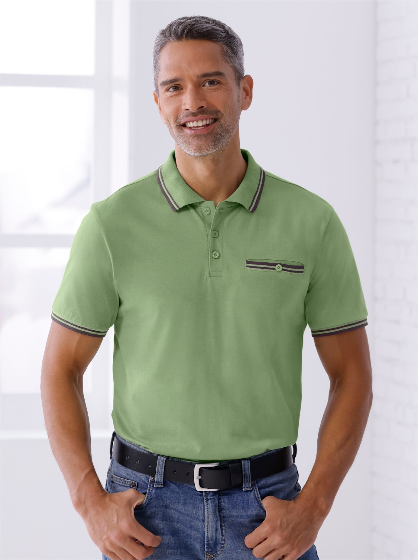 Classic Poloshirt "Kurzarm-Poloshirt" 1 Stk. tlg. günstig online kaufen