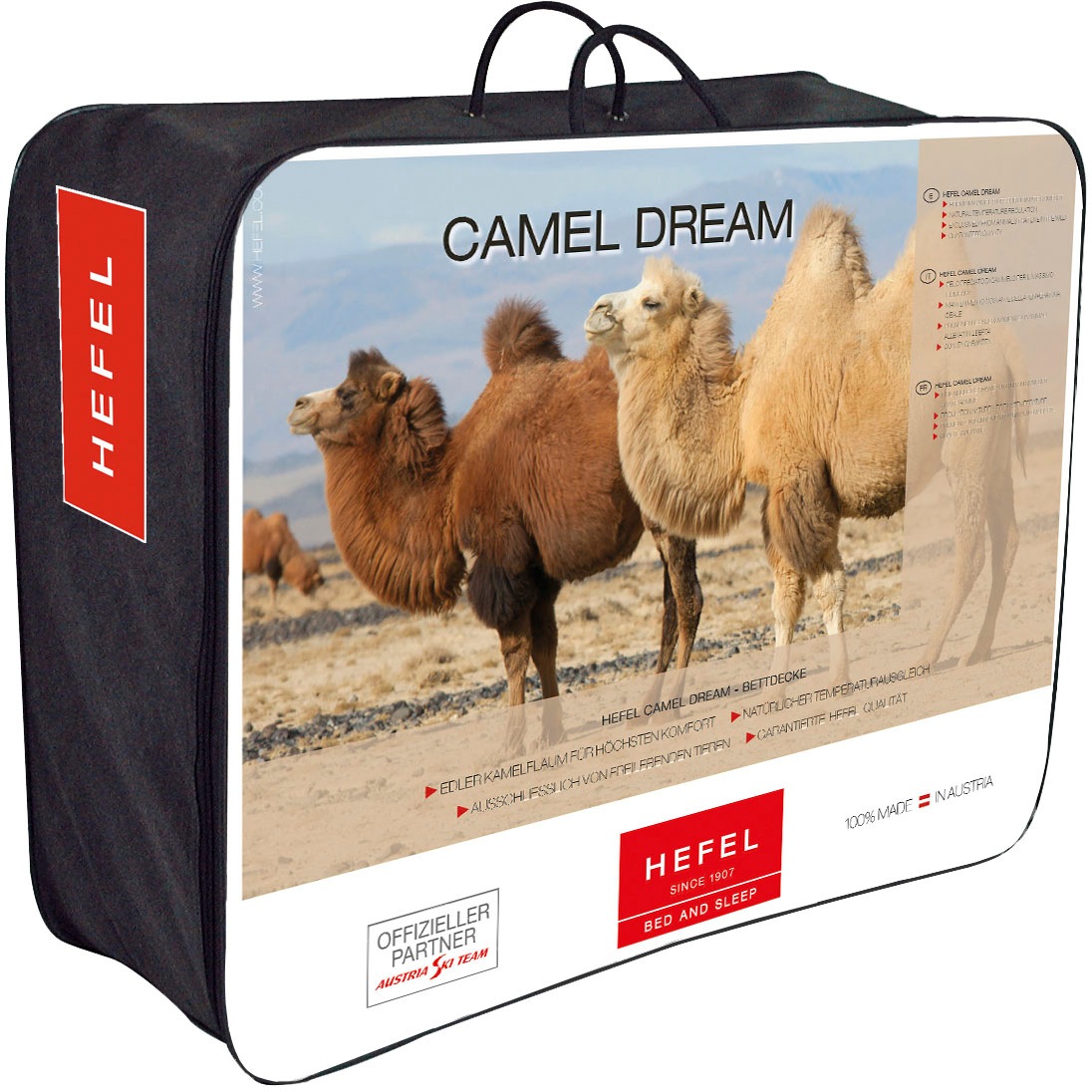 Hefel Naturhaarbettdecke "Camel Dream Ganzjahresdecke" normal Füllung Kamel günstig online kaufen