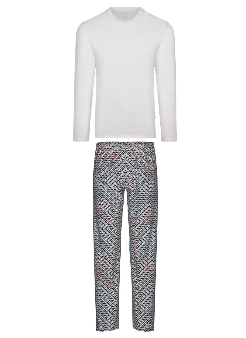 Trigema Schlafanzug "TRIGEMA Pyjama mit Pinguinmotiv" 1 Stk. tlg. günstig online kaufen