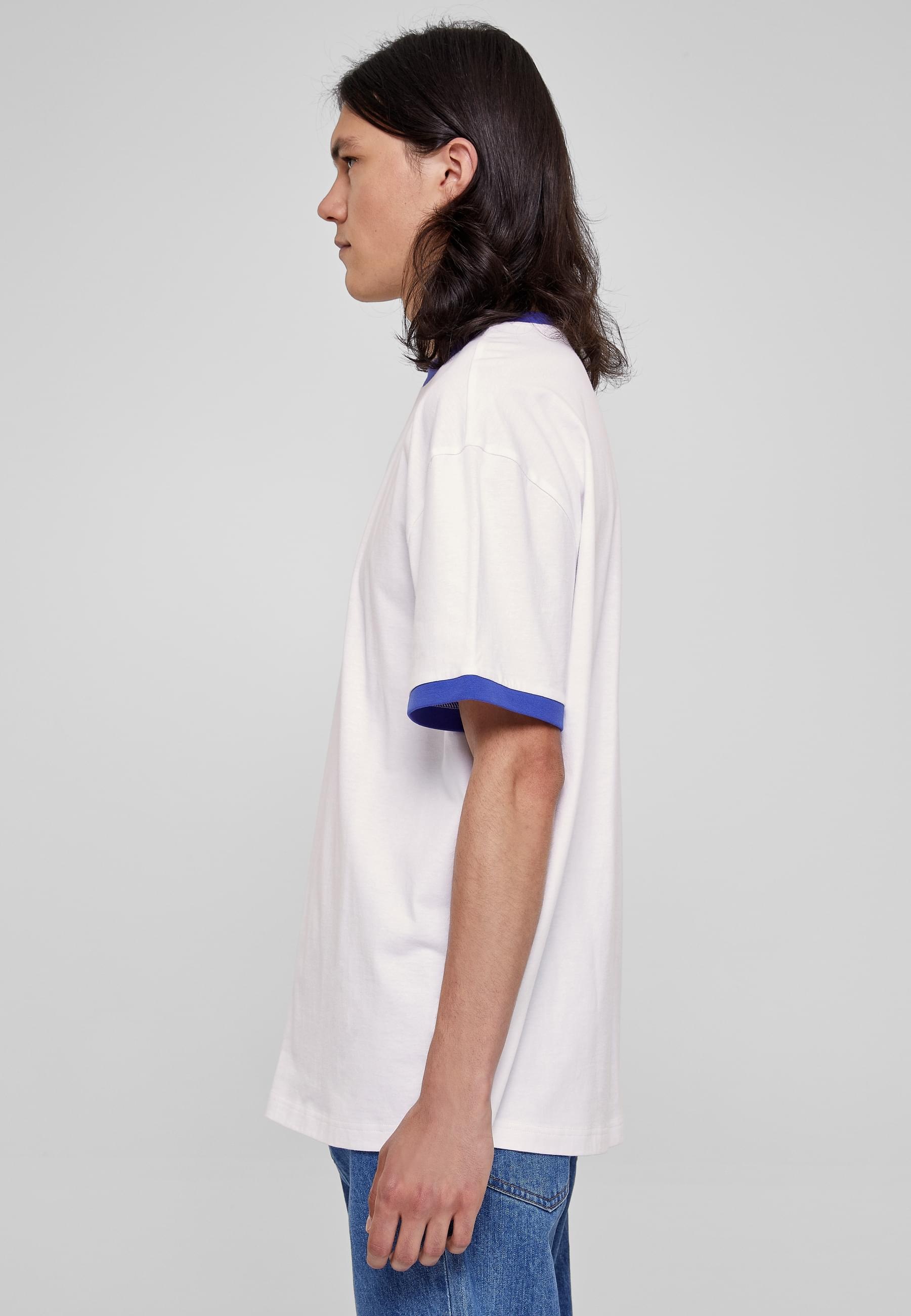 URBAN CLASSICS T-Shirt »Urban Classics Herren Oversized Ringer Tee«, (1 tlg.)