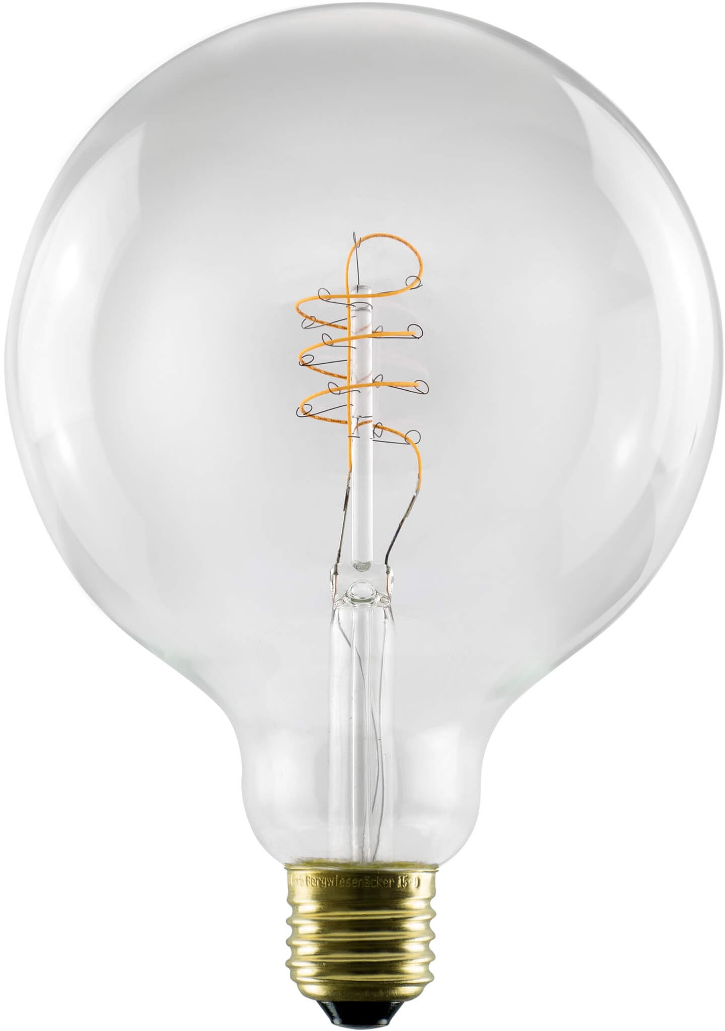 SEGULA LED-Filament "LED Globe 125 klar, E27", L:18cm Ø:12,5cm, transparent, Leuchtmittel