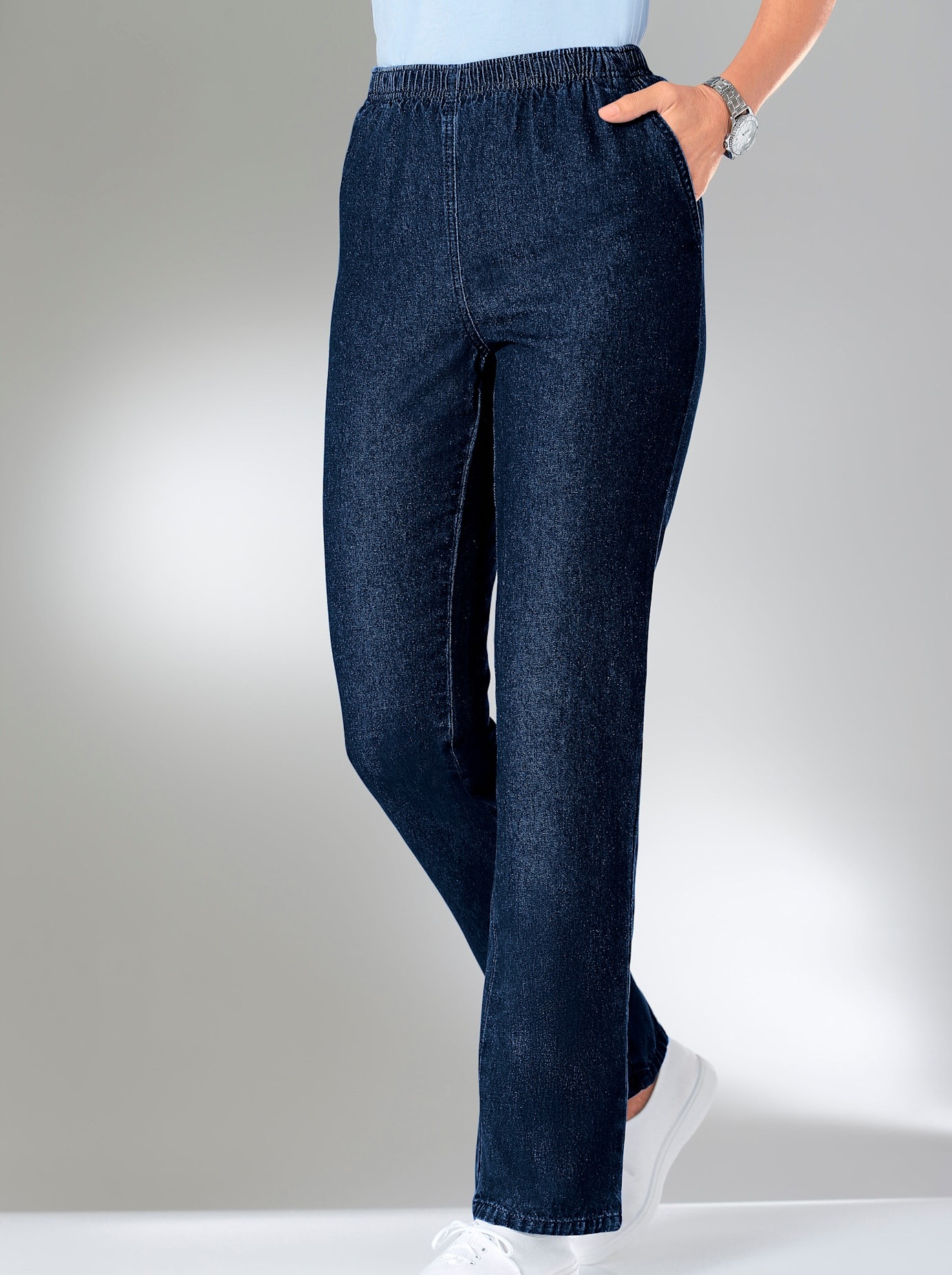 Classic Basics Schlupfjeans, (1 tlg.)