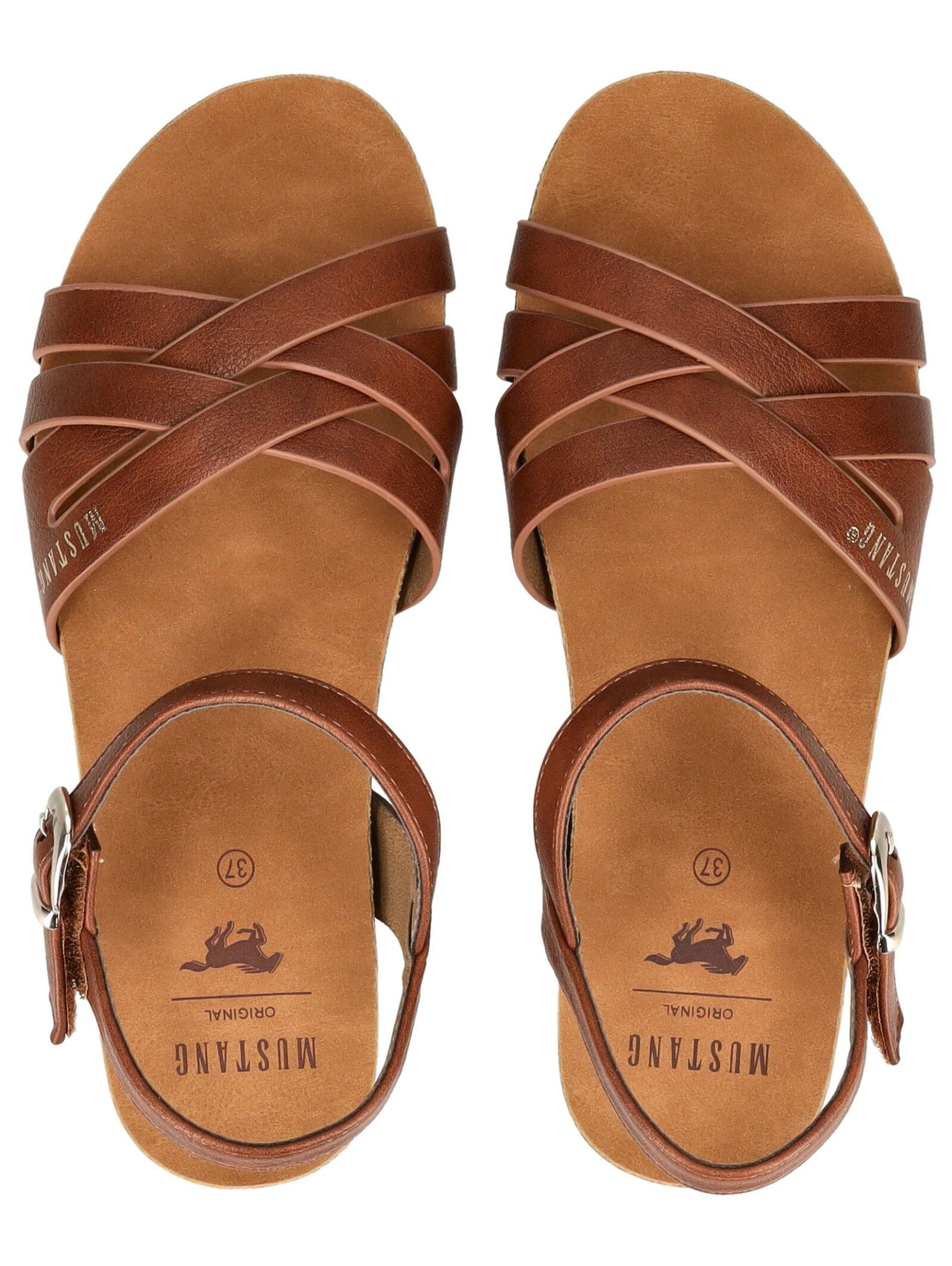 Mustang Shoes Riemchensandale »Mustang Shoes Sandalen Lederimitat«