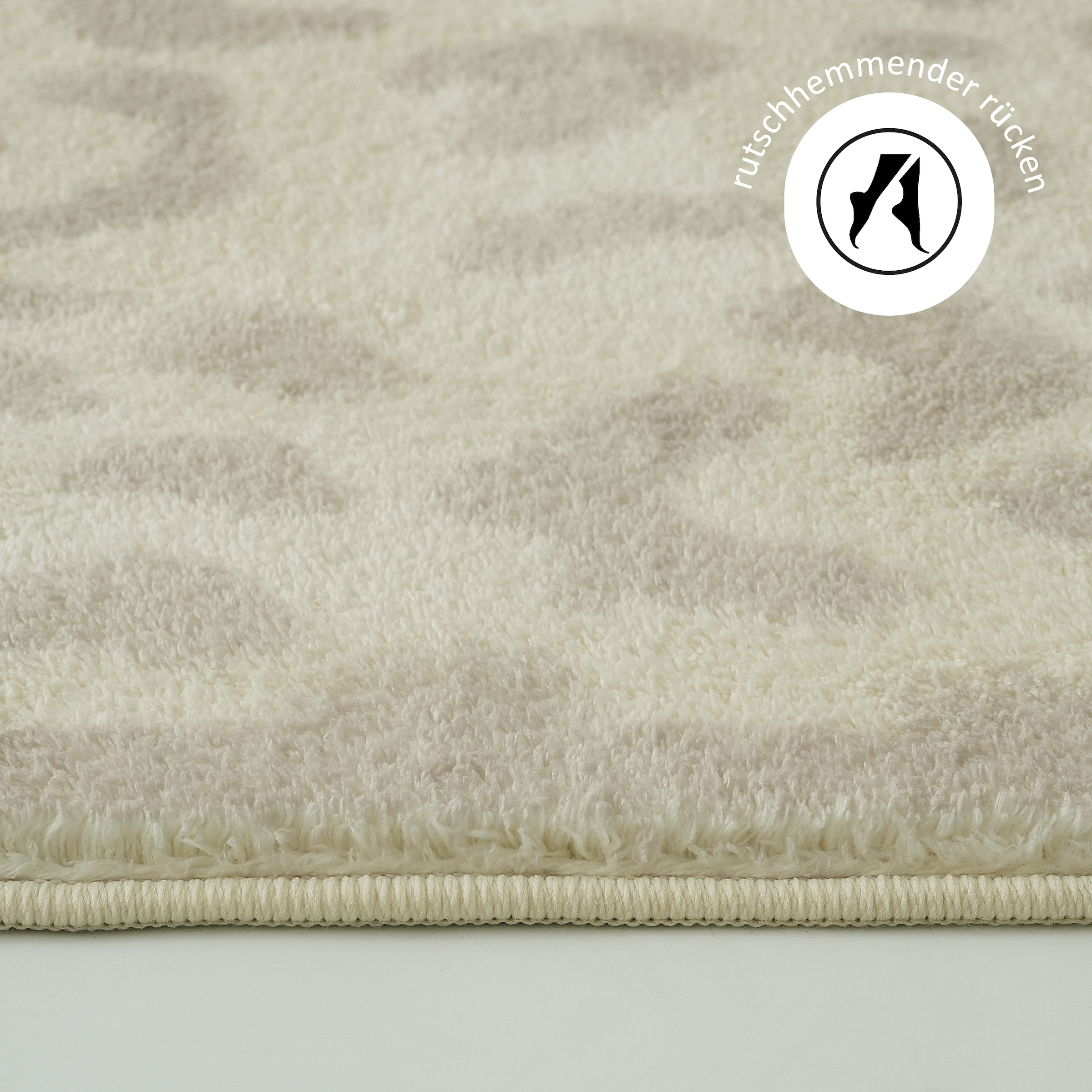 OTTO home Teppich »Leo, mit trendigem Leopardenmuster, waschbar« rechteckig 12 mm Höhe kuschelig & weich, modern, Animal Print, Wohnzimmer, Schlafzimmer