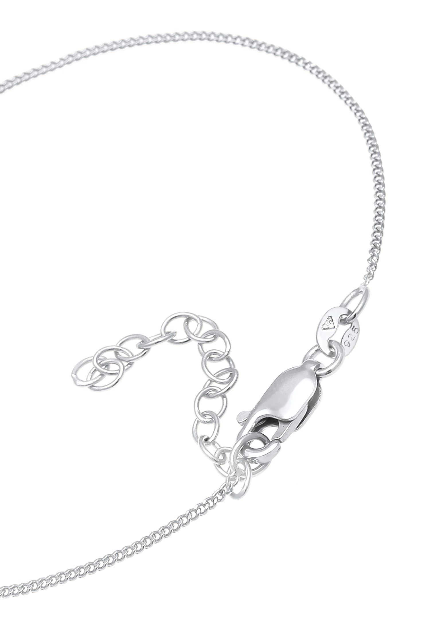 Elli DIAMONDS Armband »Solitär Viereck Diamant (0.1 ct.) 925 Silber«
