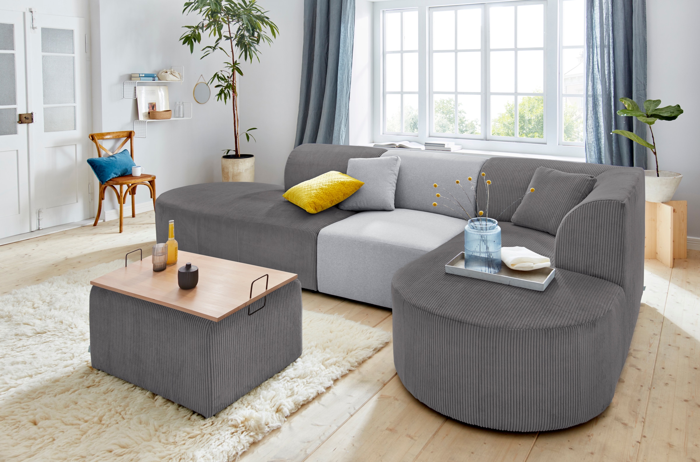 OTTO home Sofa-Eckelement "Alesund" als Einzelteile oder Modulteil günstig online kaufen
