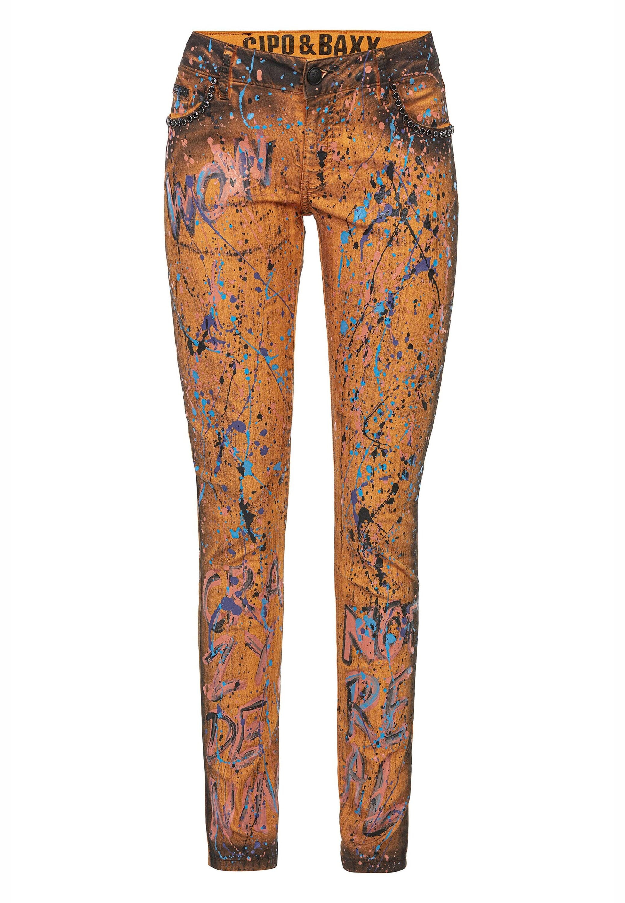 Cipo & Baxx Slim-fit-Jeans "Cipo & Baxx Jeans" Im 5-Pocket-Style, WD445