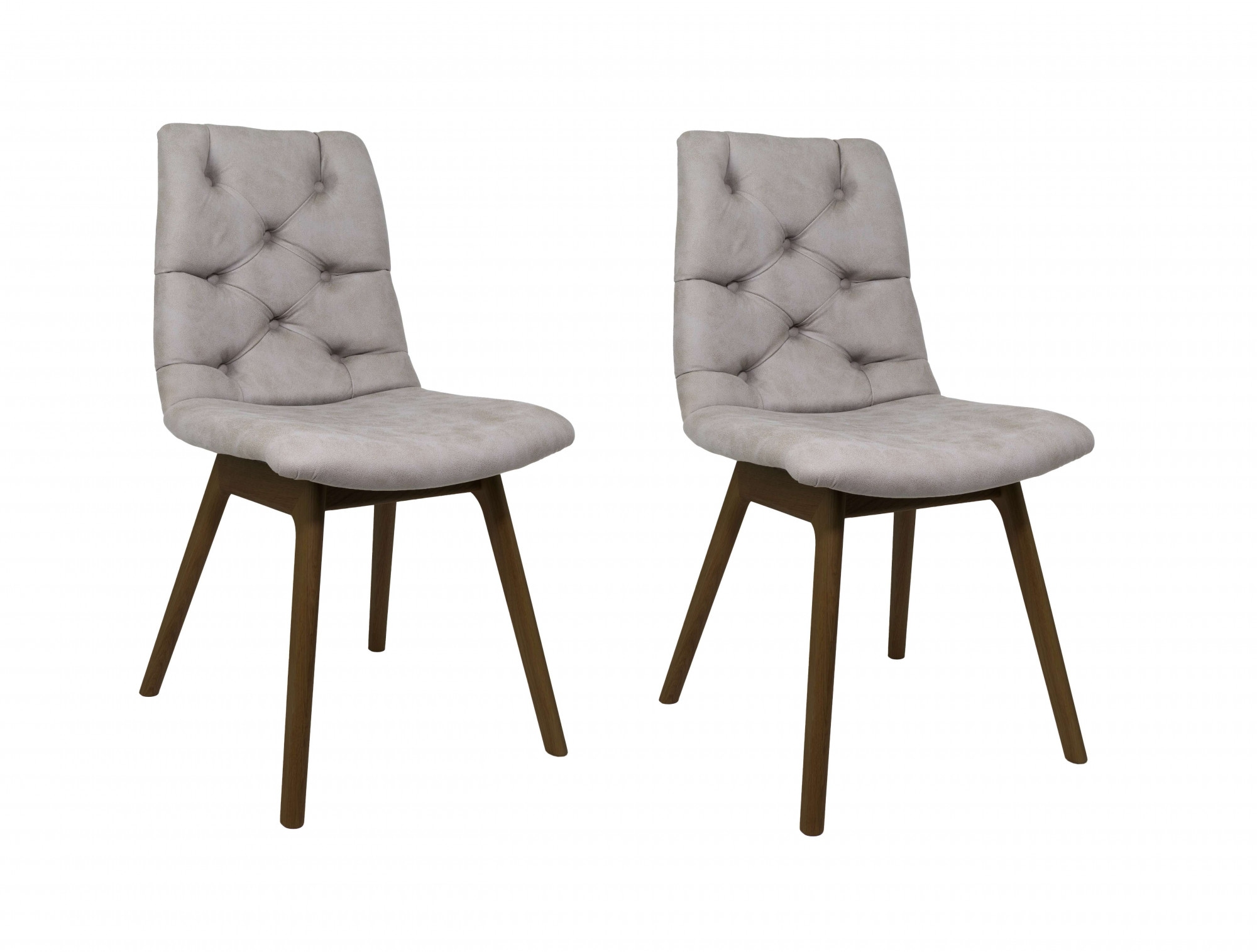 andas Esszimmerstuhl "Ramon", (Set), 2 St., Microfaser, mit Massivholzbeine günstig online kaufen