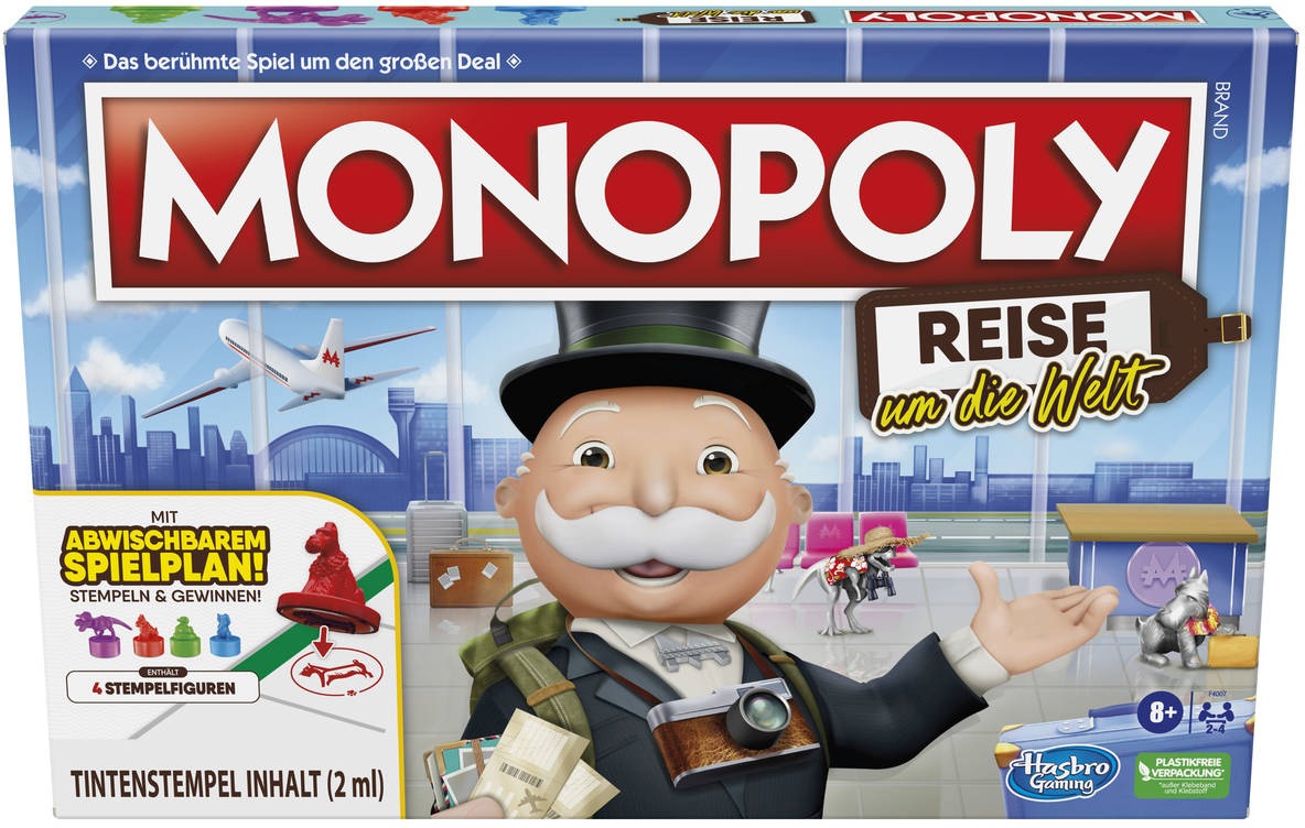 Hasbro Spiel »Monopoly Reise um die Welt«