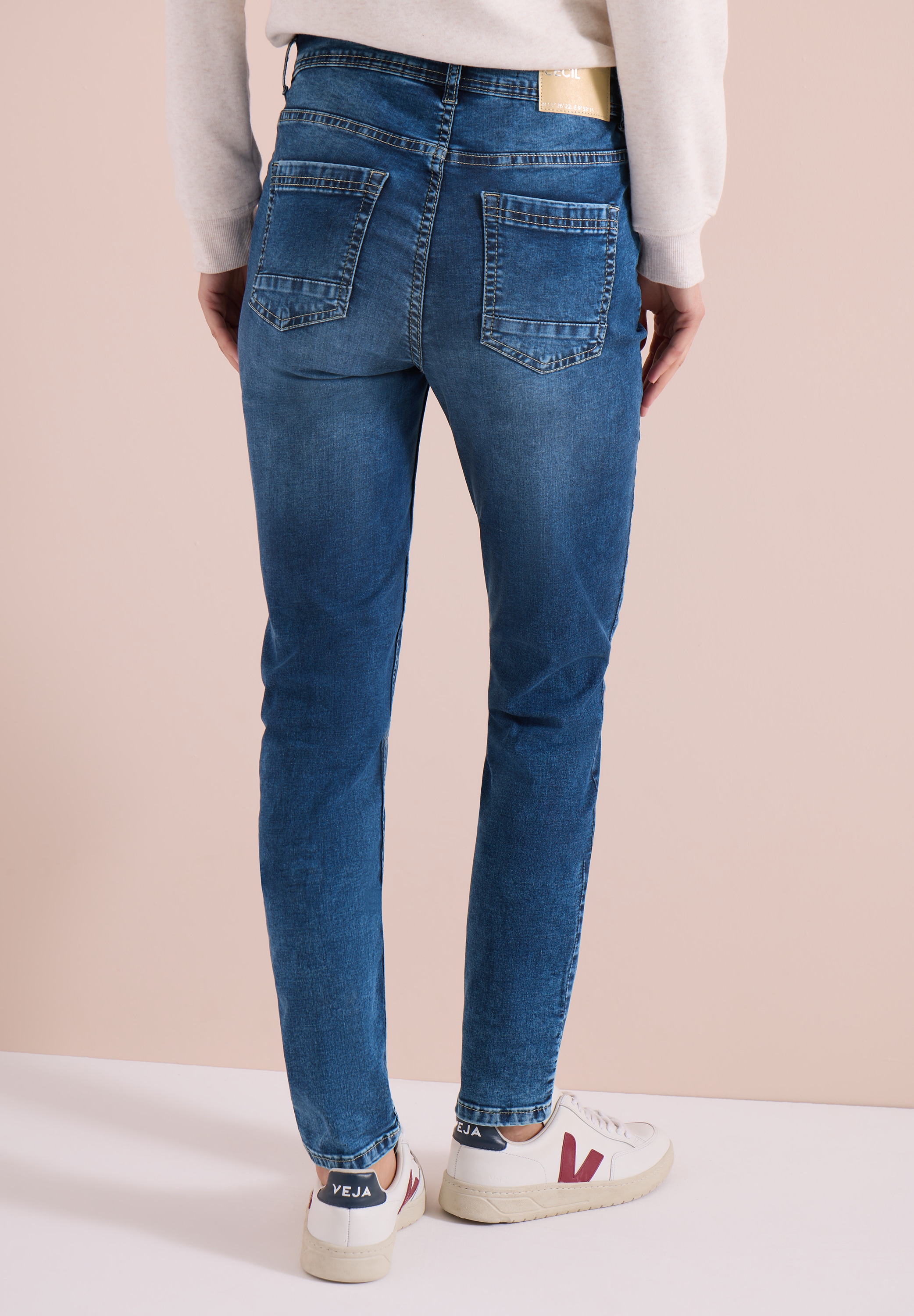 Cecil Slim-fit-Jeans High Waist günstig online kaufen